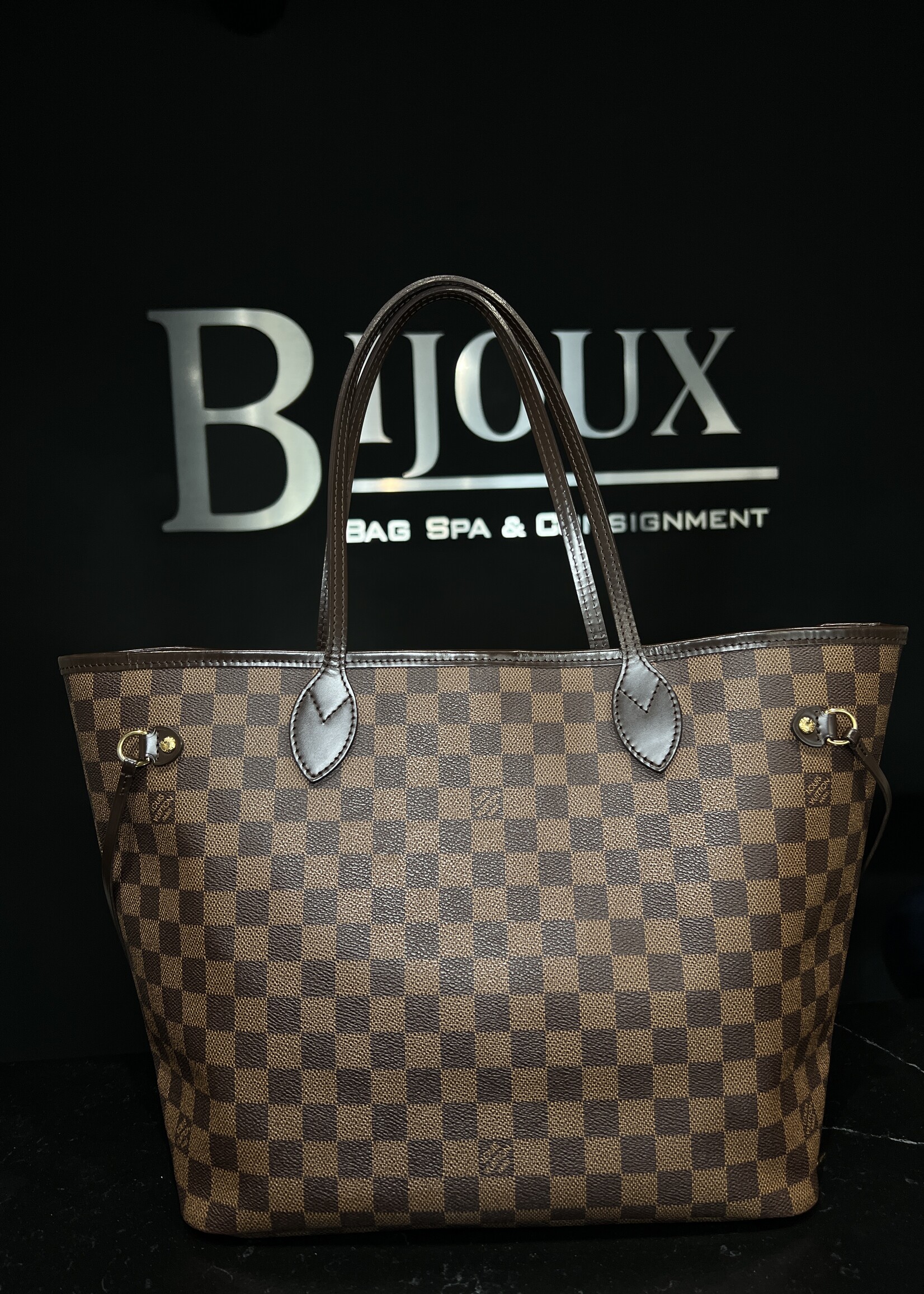 Louis Vuitton Louis Vuitton Neverfull MM Damier Ebene