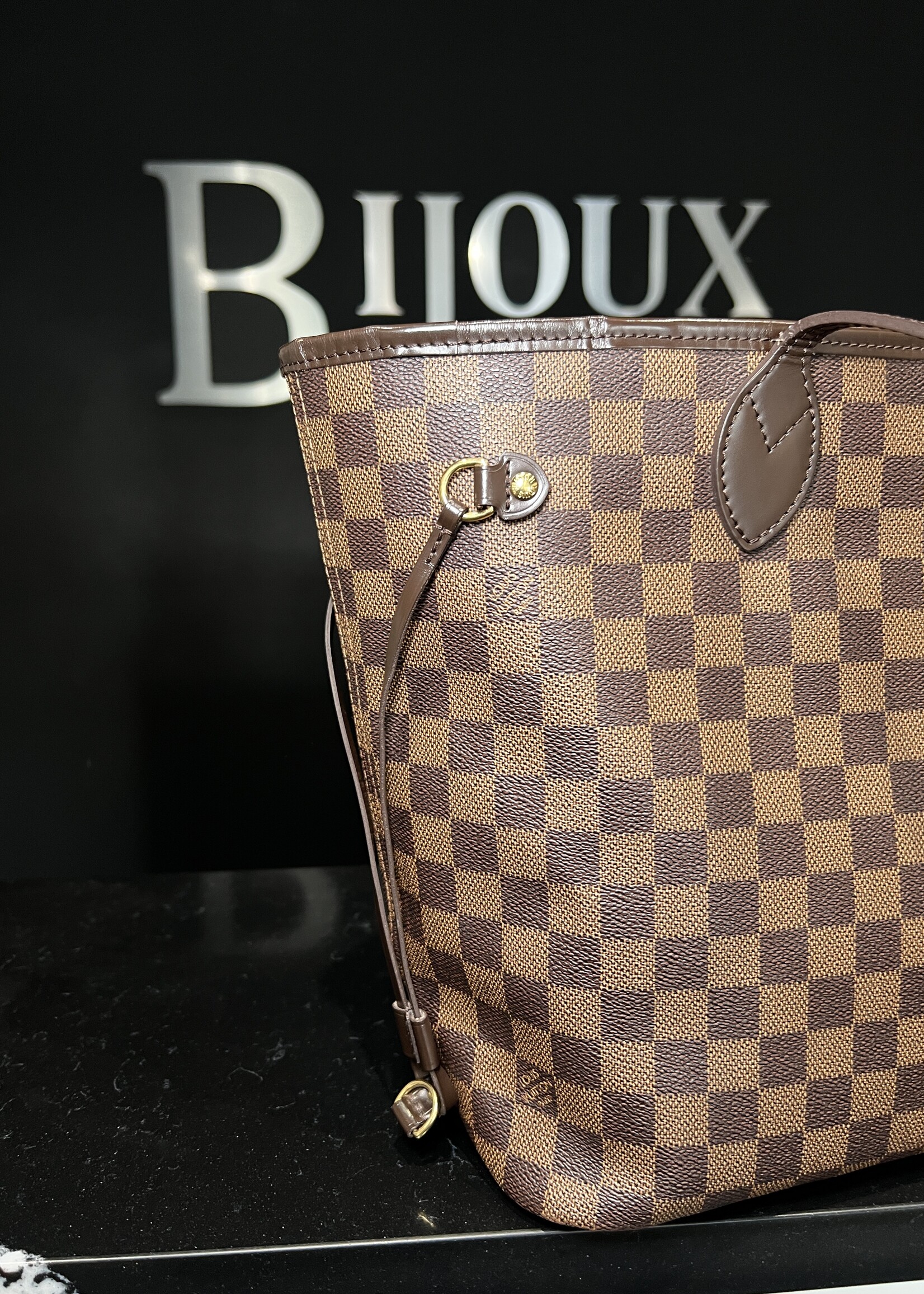 Louis Vuitton Louis Vuitton Neverfull MM Damier Ebene