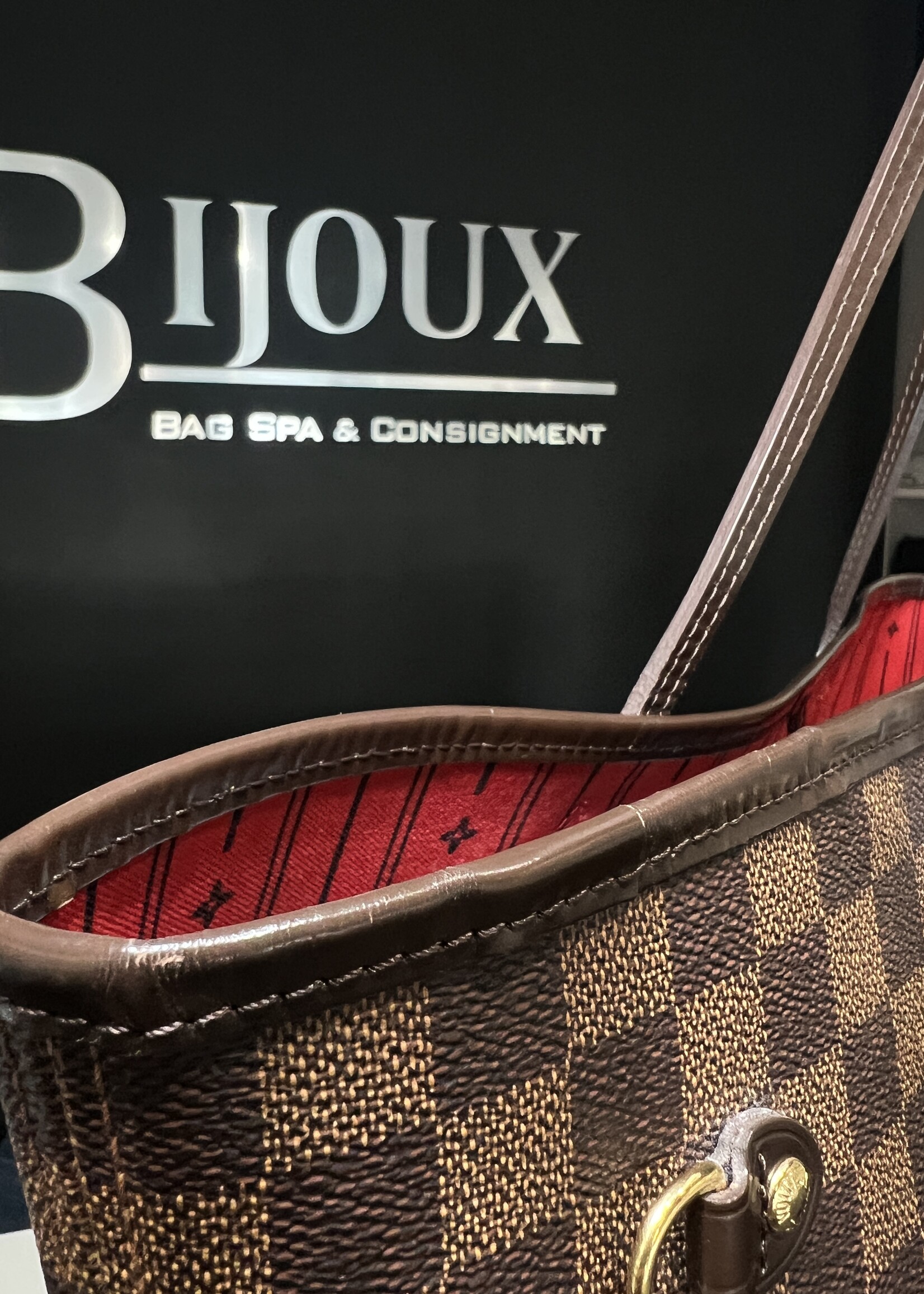 Louis Vuitton Louis Vuitton Neverfull MM Damier Ebene
