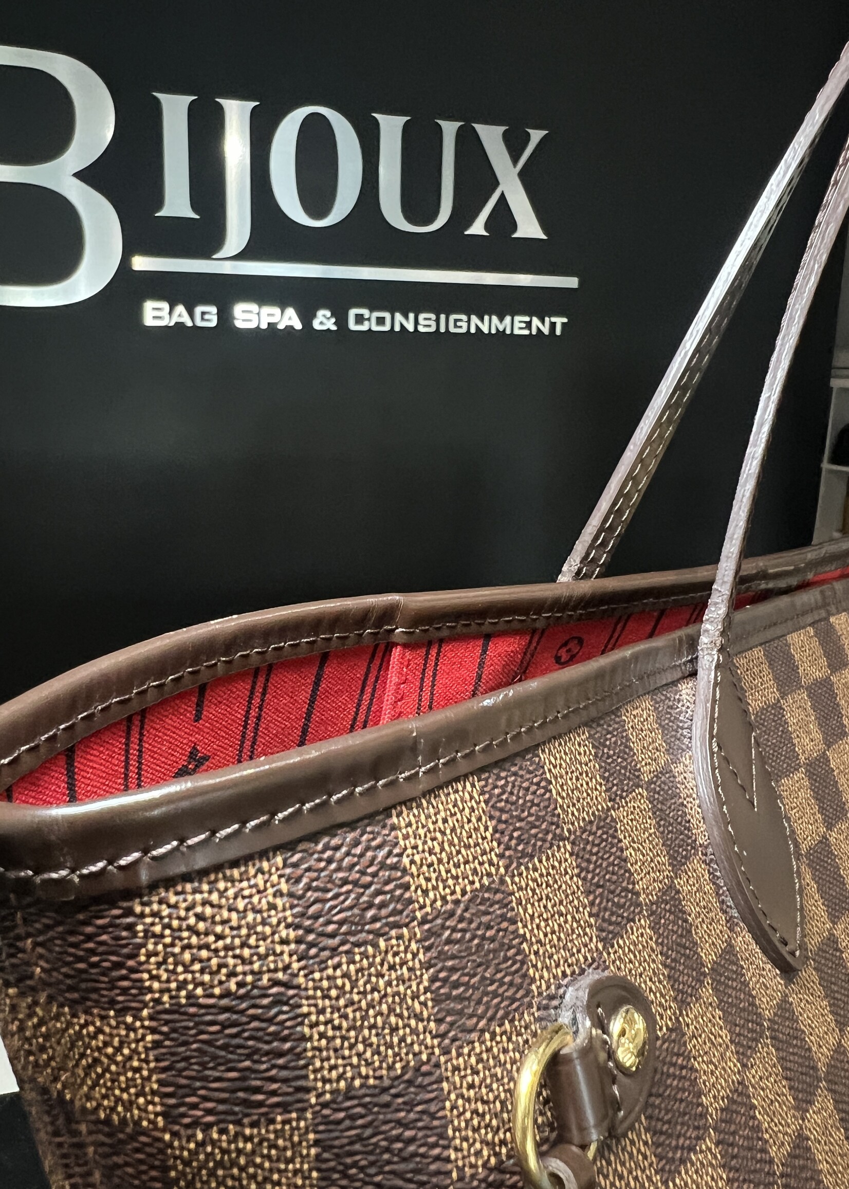 Louis Vuitton Louis Vuitton Neverfull MM Damier Ebene