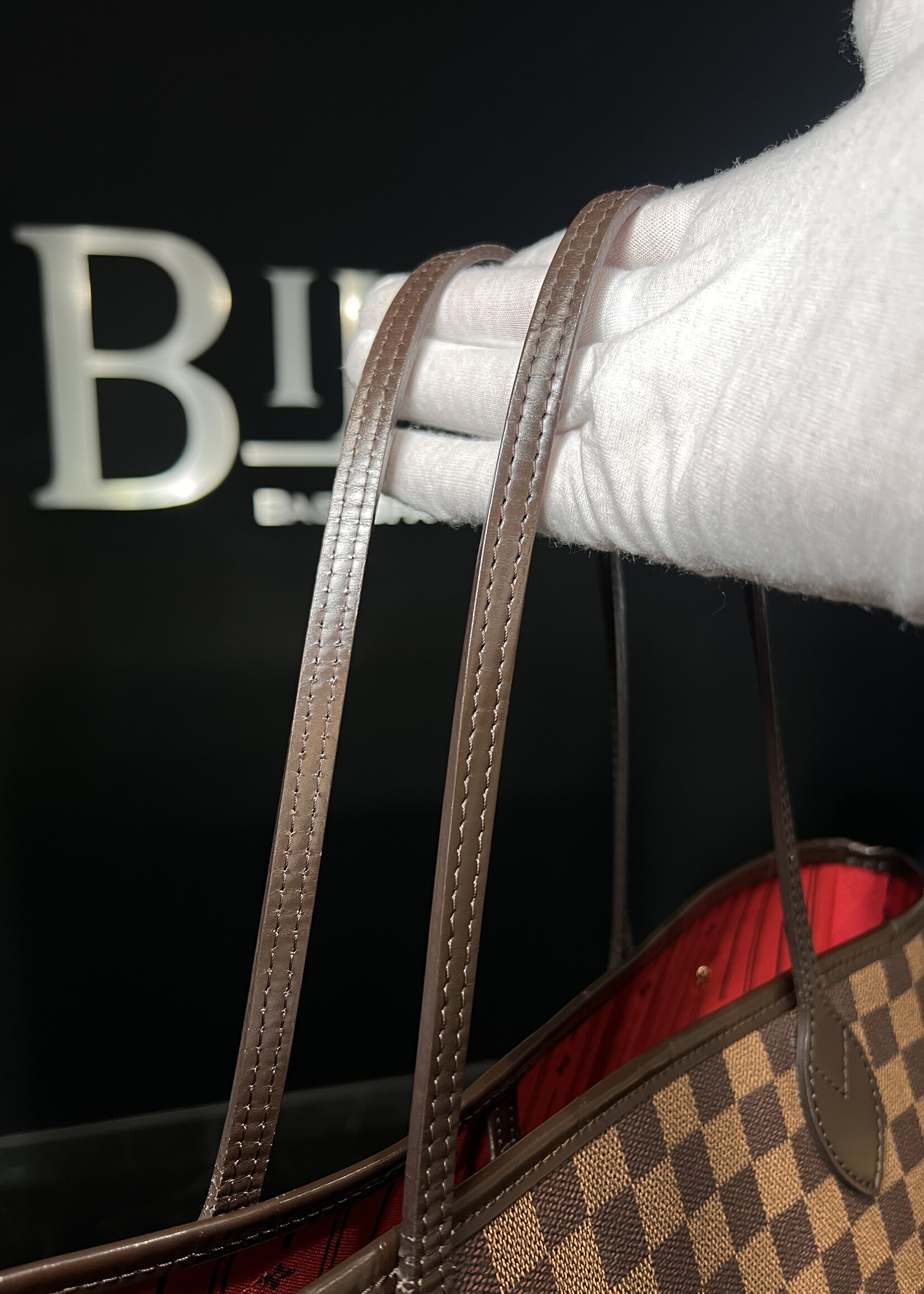 Louis Vuitton Louis Vuitton Neverfull MM Damier Ebene