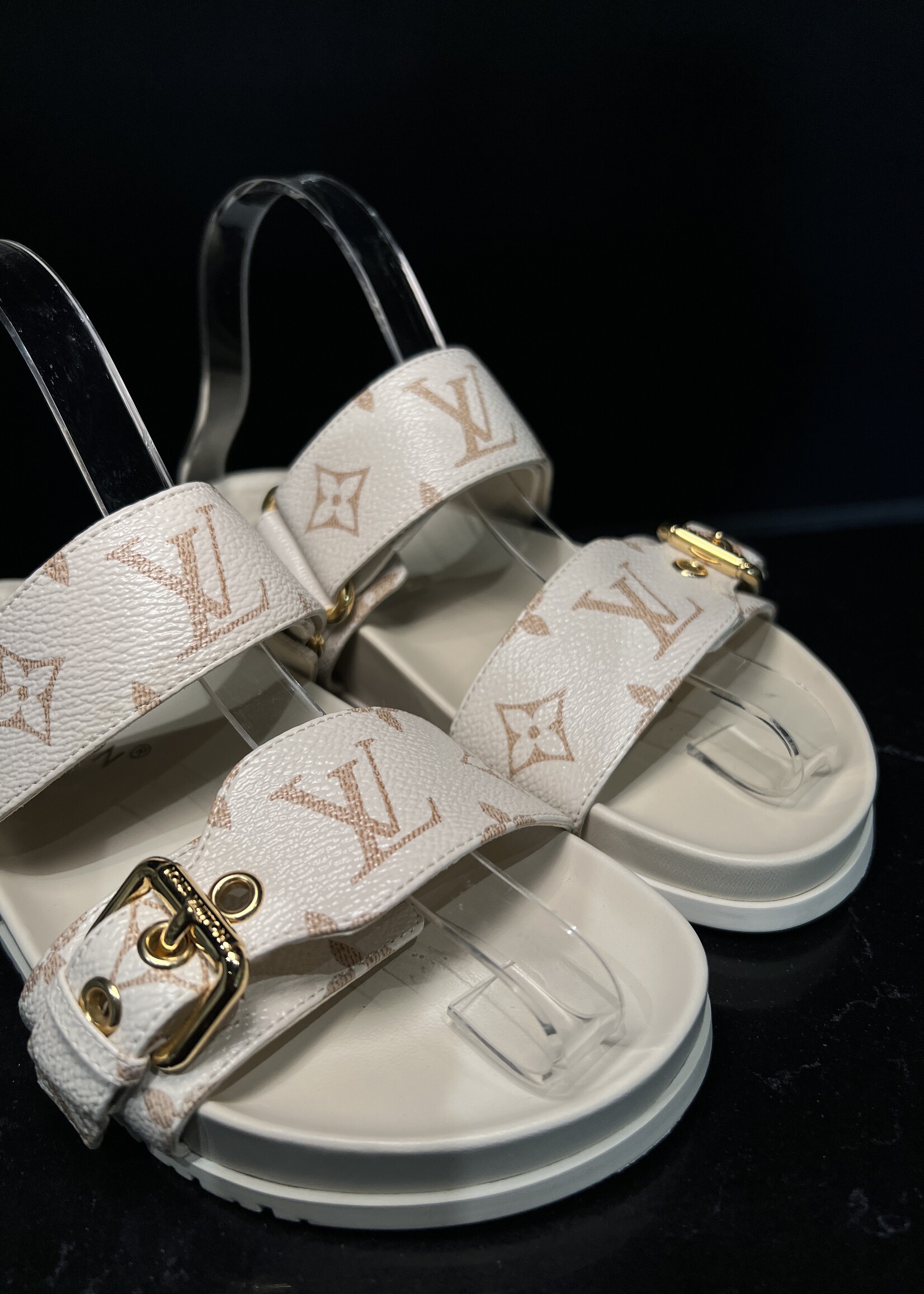 Louis Vuitton Louis Vuitton Bom Dia Sandals 37