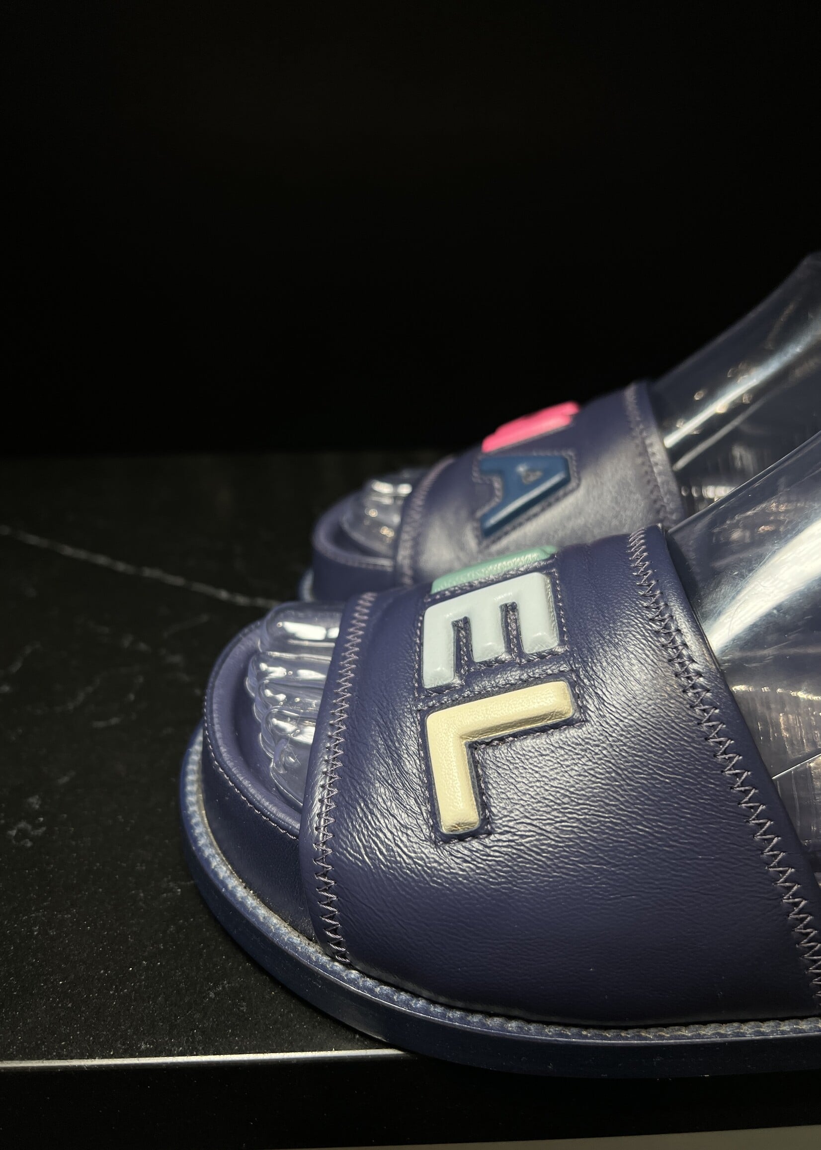 Chanel Chanel Multicolor Logo Sandals