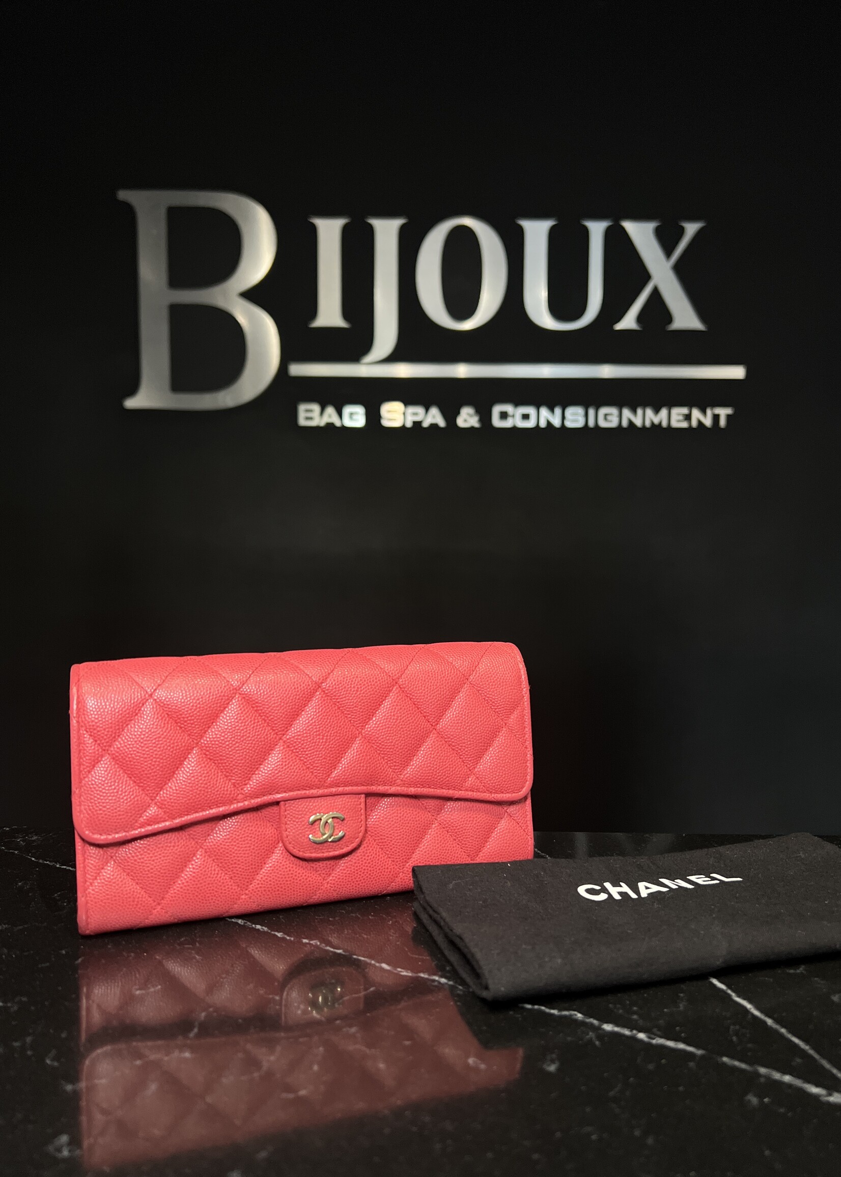 Chanel SOLD- Chanel CC Gusset Classic Flap Wallet