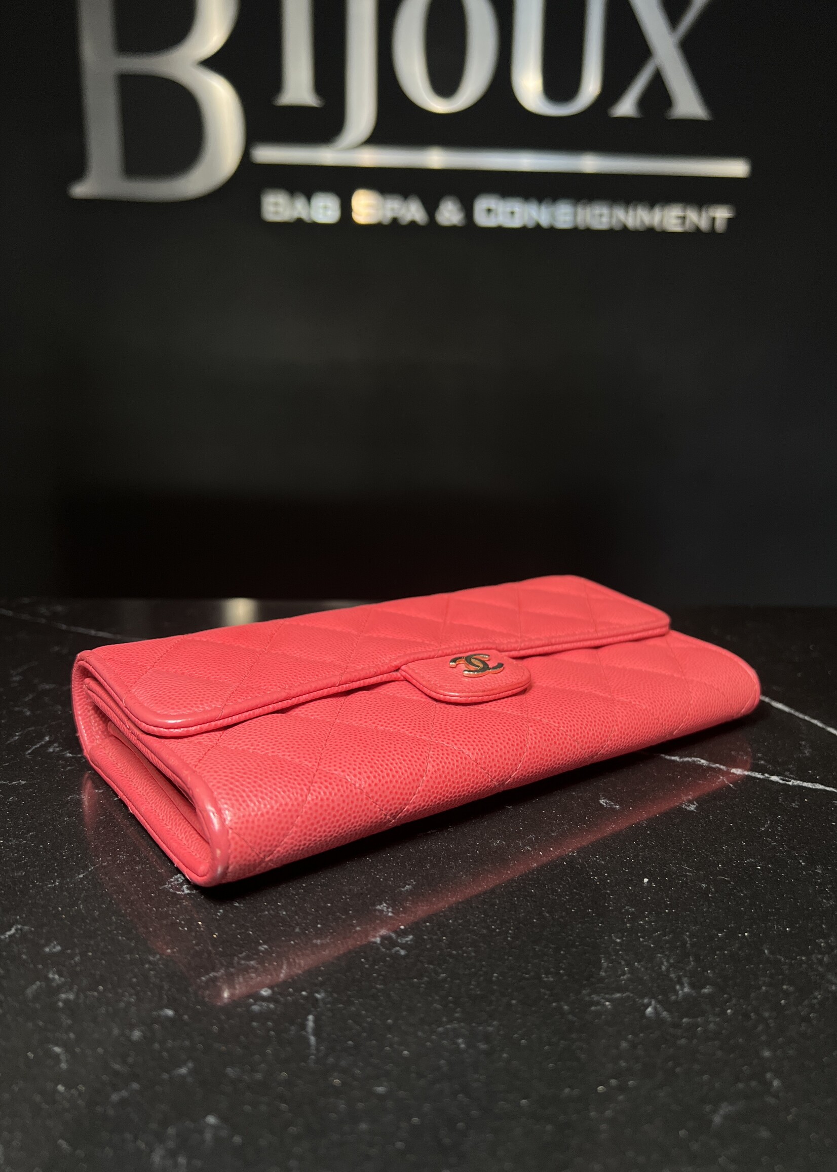 Chanel SOLD- Chanel CC Gusset Classic Flap Wallet