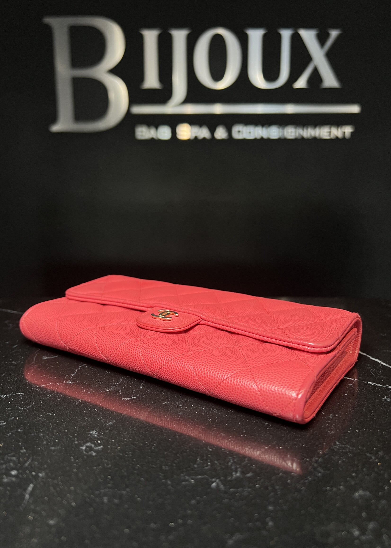 Chanel SOLD- Chanel CC Gusset Classic Flap Wallet