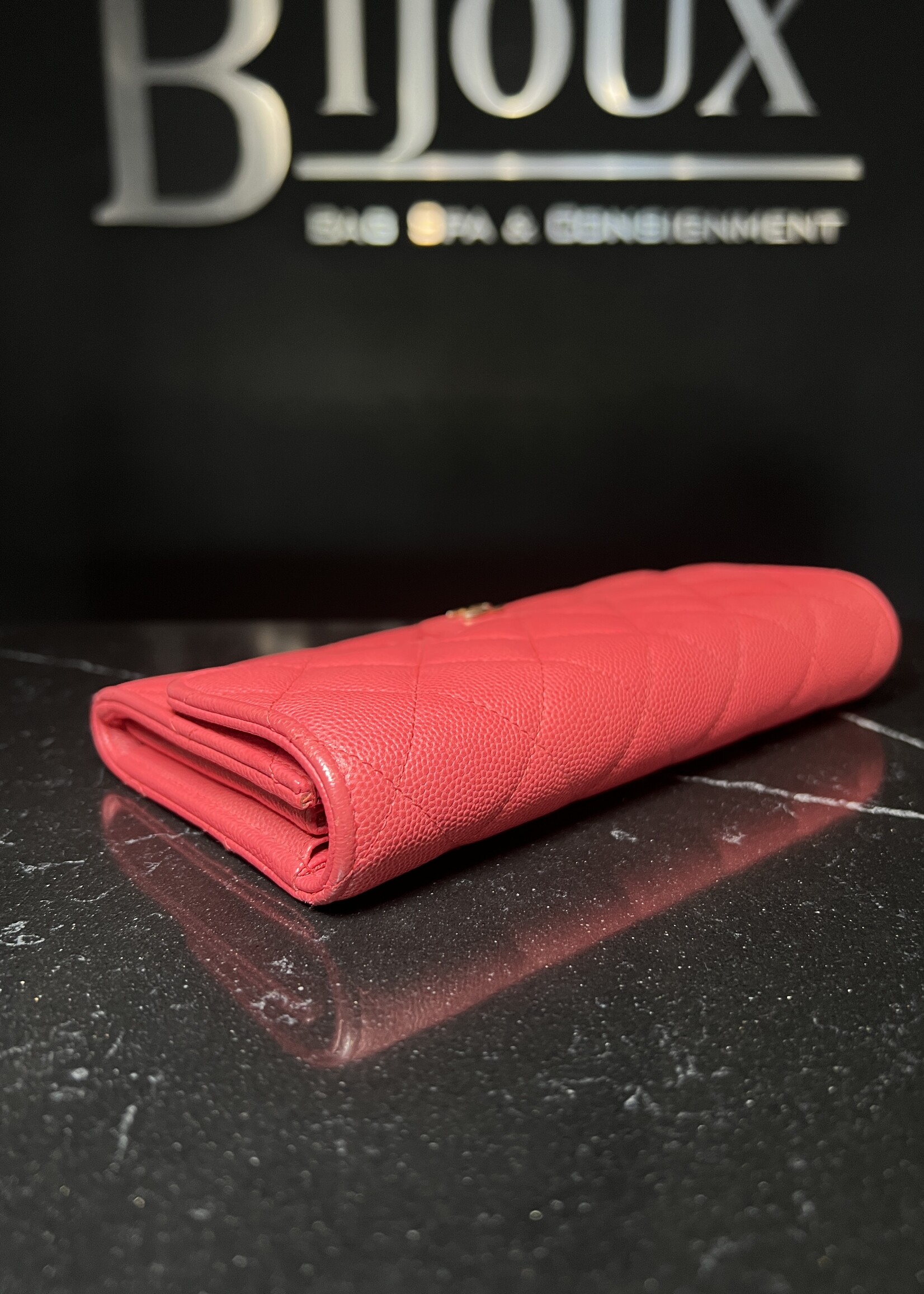 Chanel SOLD- Chanel CC Gusset Classic Flap Wallet