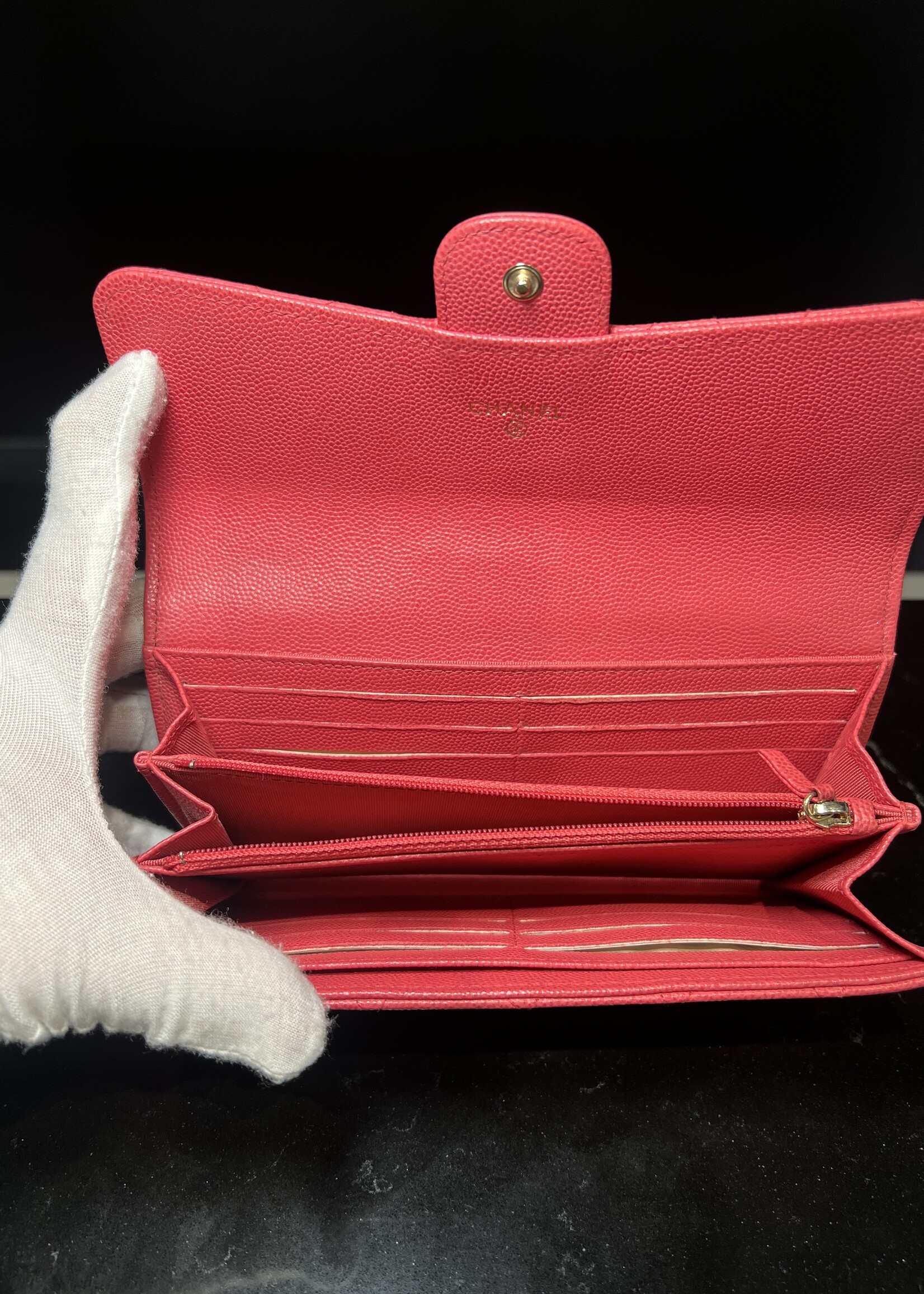 Chanel SOLD- Chanel CC Gusset Classic Flap Wallet