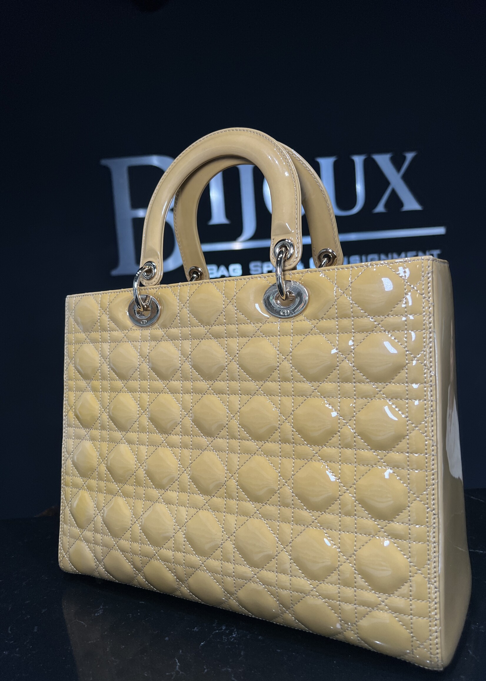 Christian Dior SOLD - Christian Dior Large Lady Dior Patent