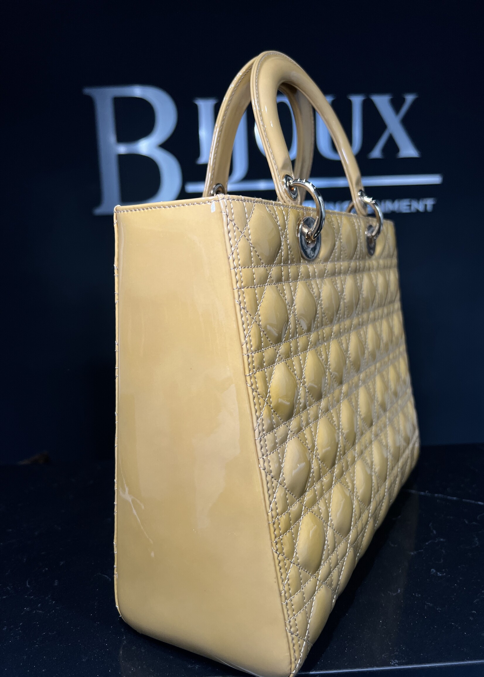 Christian Dior SOLD - Christian Dior Large Lady Dior Patent