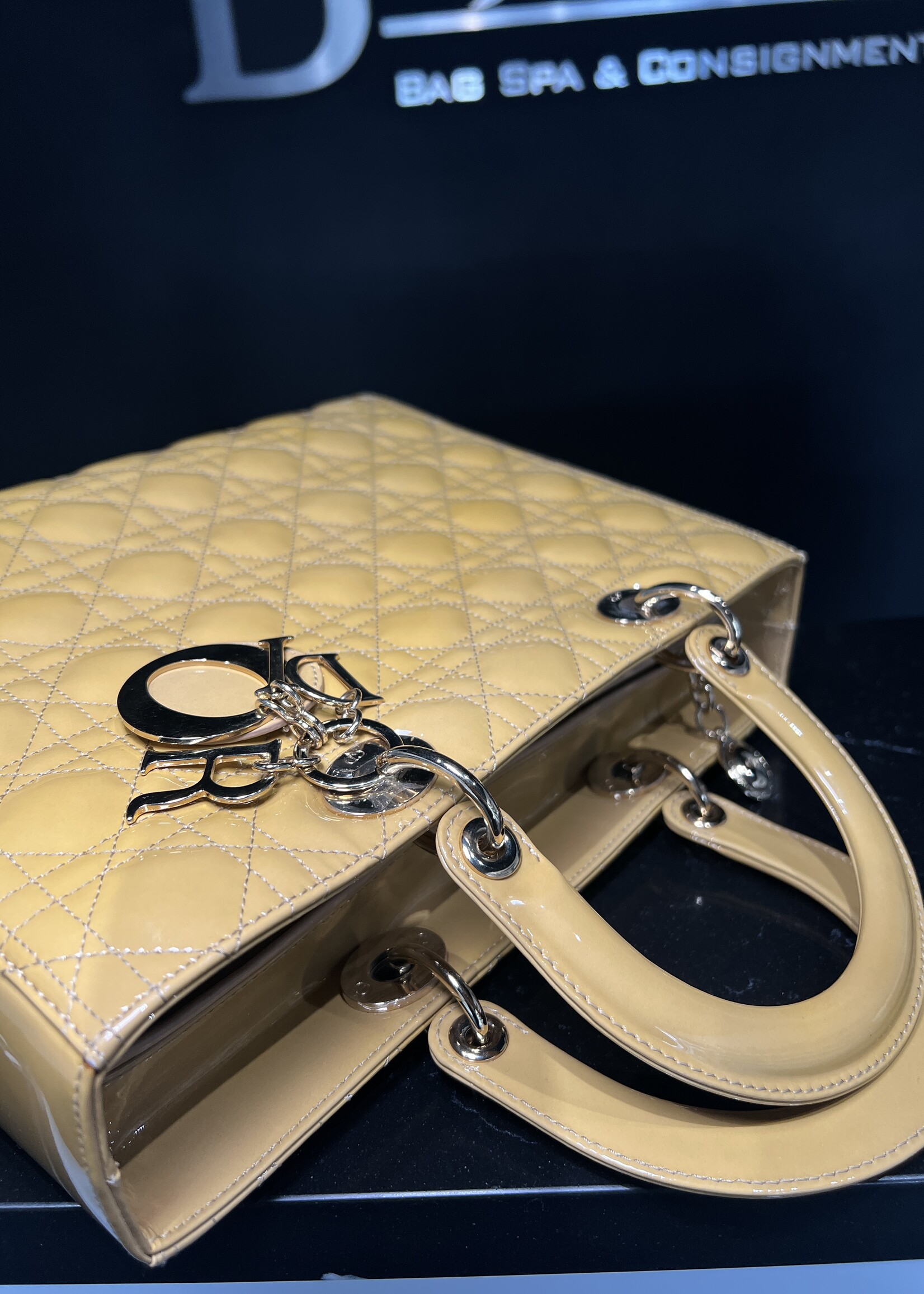 Christian Dior SOLD - Christian Dior Large Lady Dior Patent