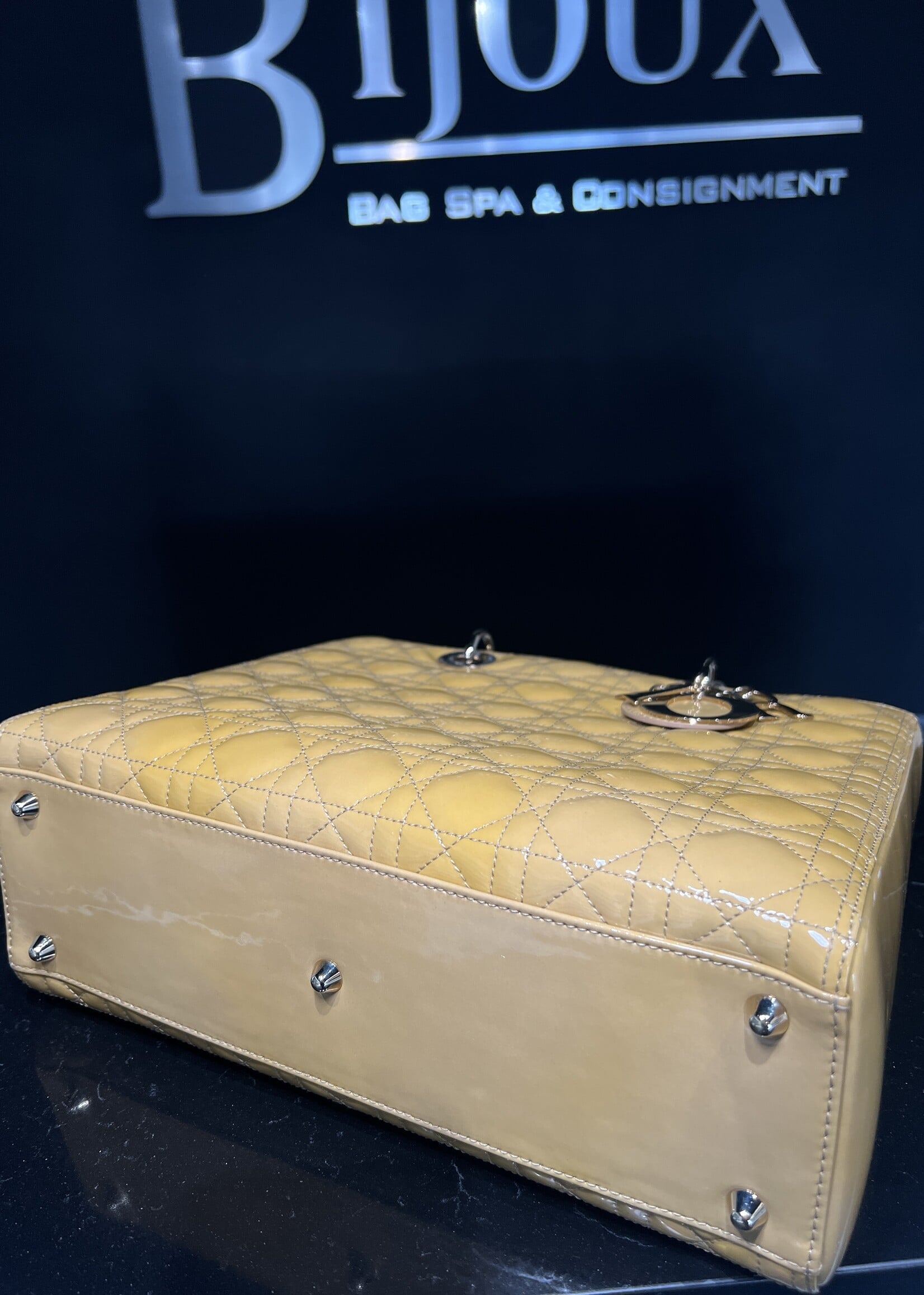 Christian Dior SOLD - Christian Dior Large Lady Dior Patent