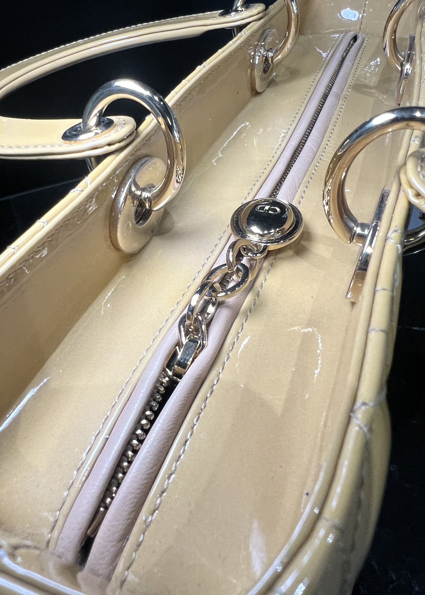 Christian Dior SOLD - Christian Dior Large Lady Dior Patent