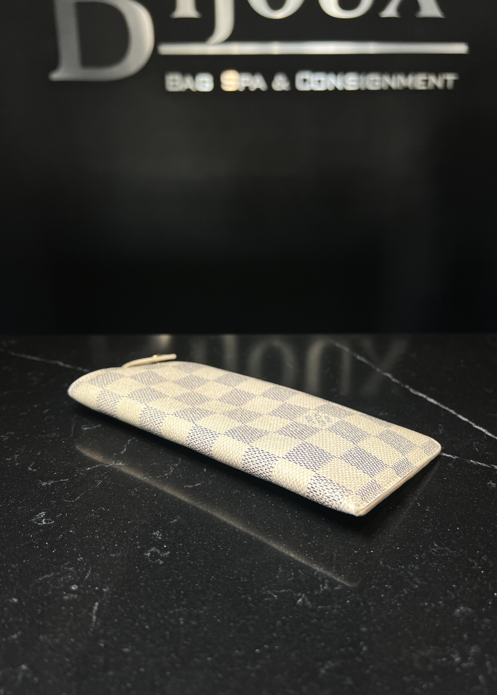 Louis Vuitton Louis Vuitton Damier Azur Sunglasses Case