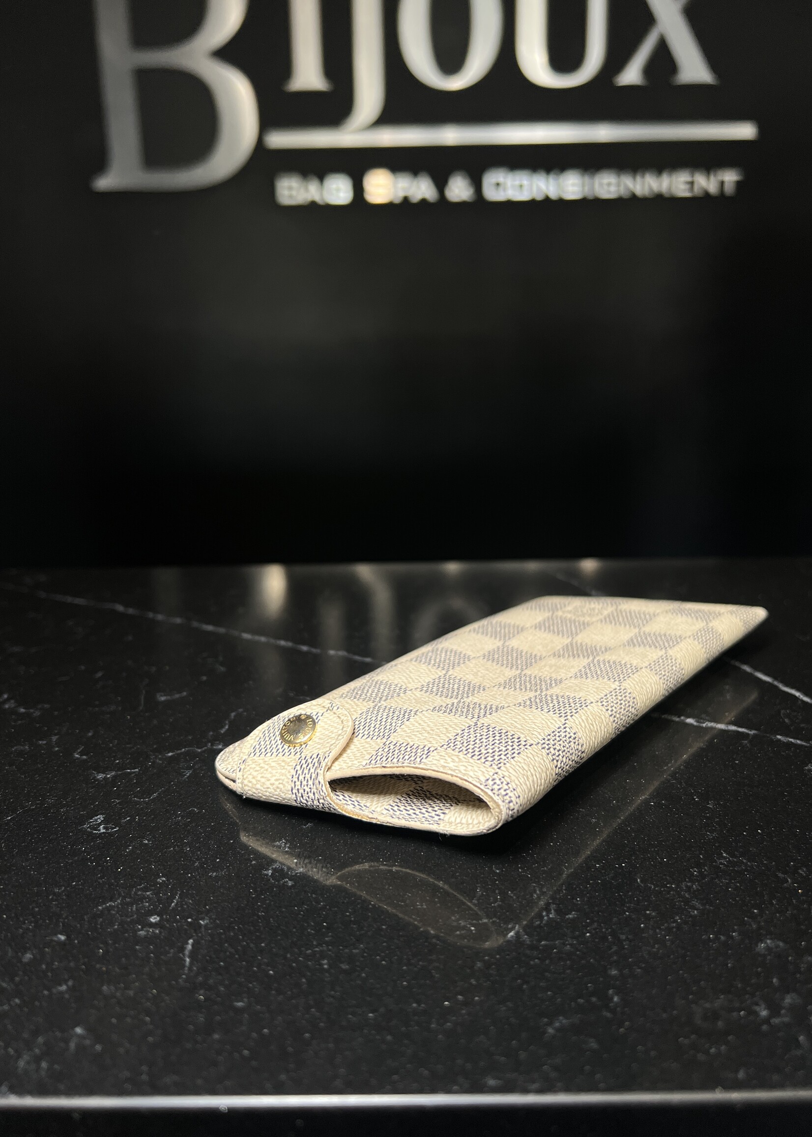 Louis Vuitton Louis Vuitton Damier Azur Sunglasses Case