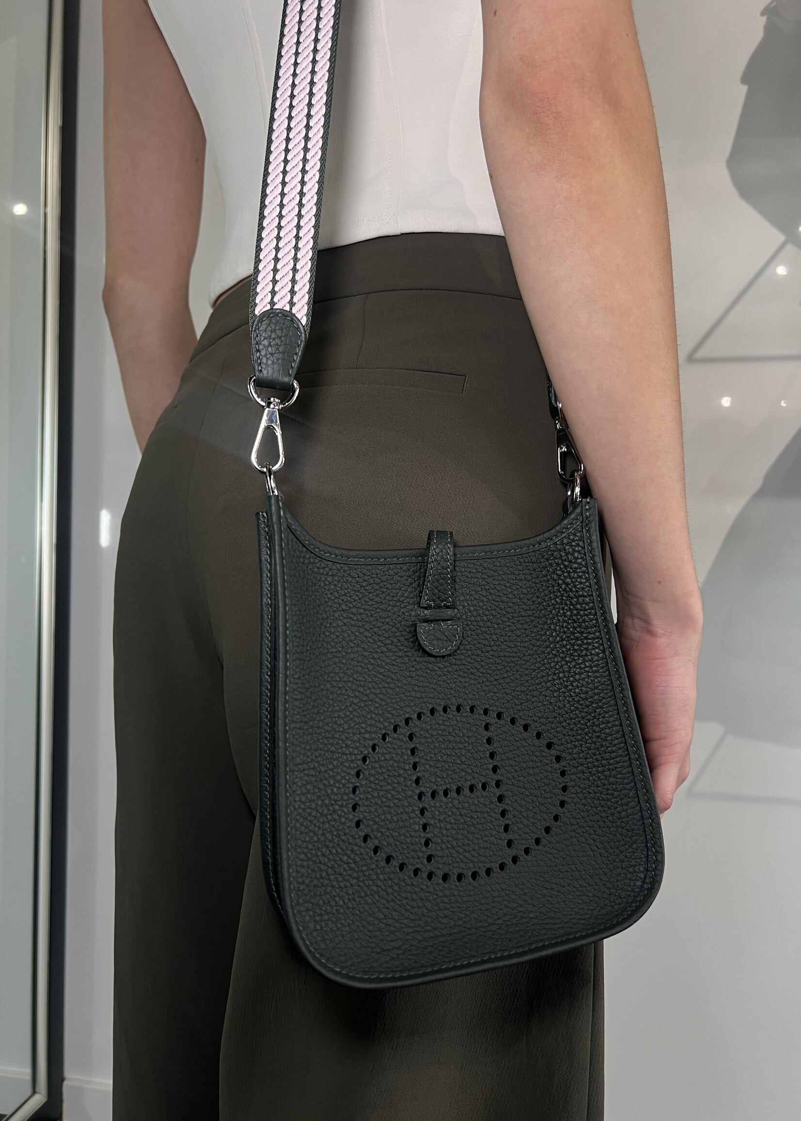 Hermes Hermes Vert Fonce  Evelyne  II TPM 16