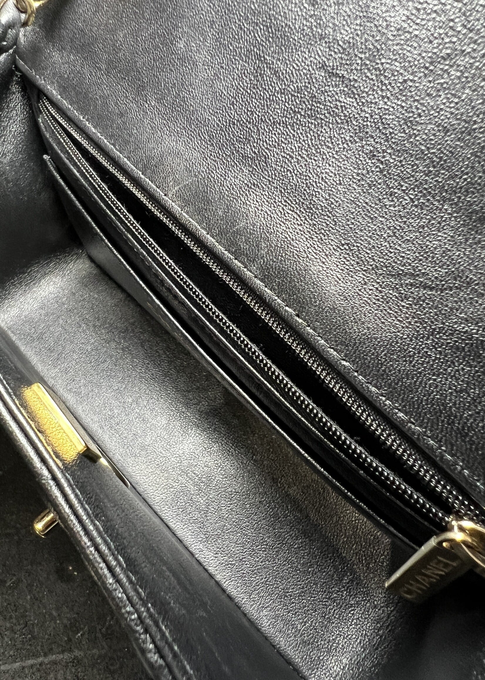 Chanel Chanel Mini Rectangle Flap Black GHW