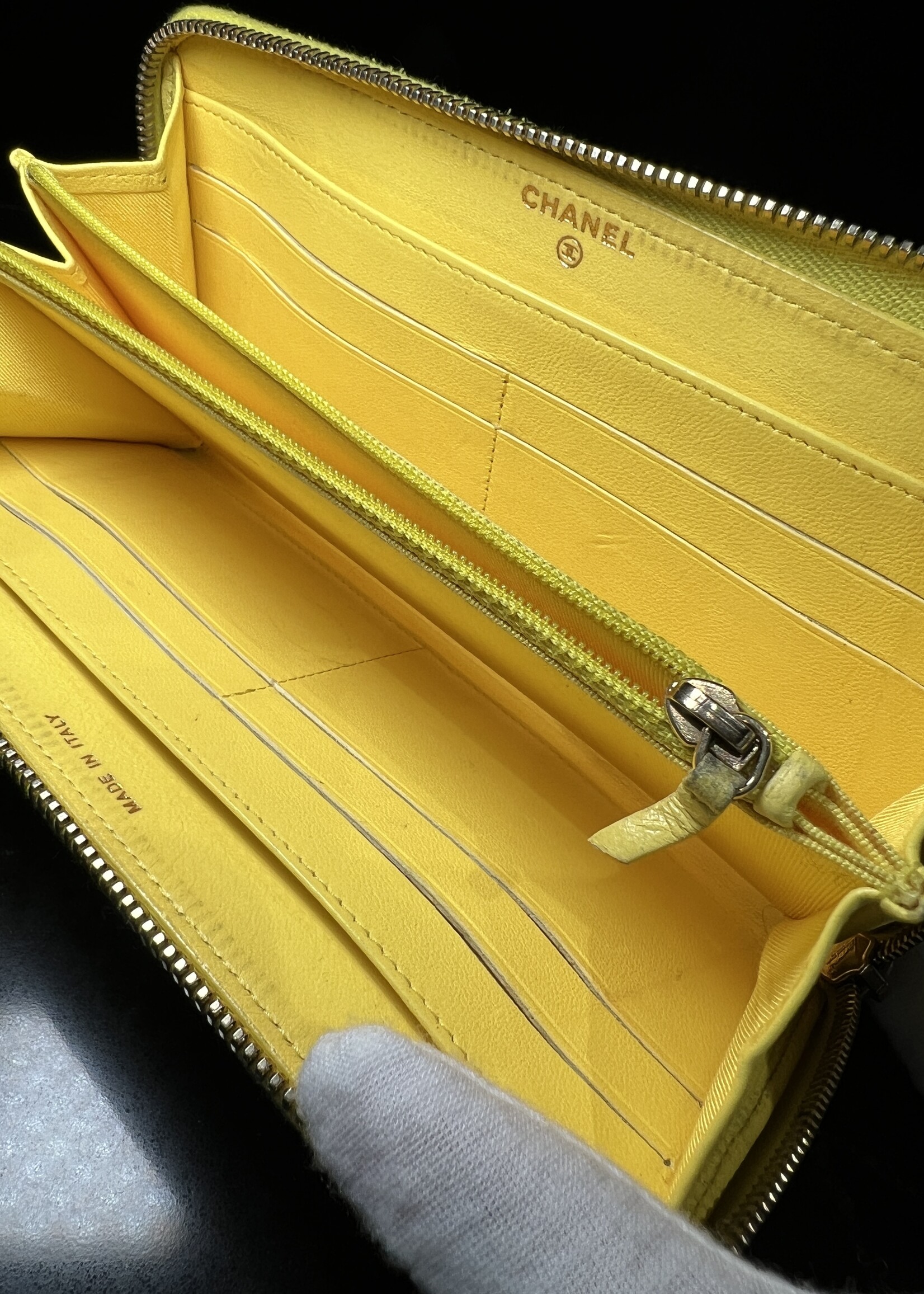 Chanel Chanel Yellow Wallet