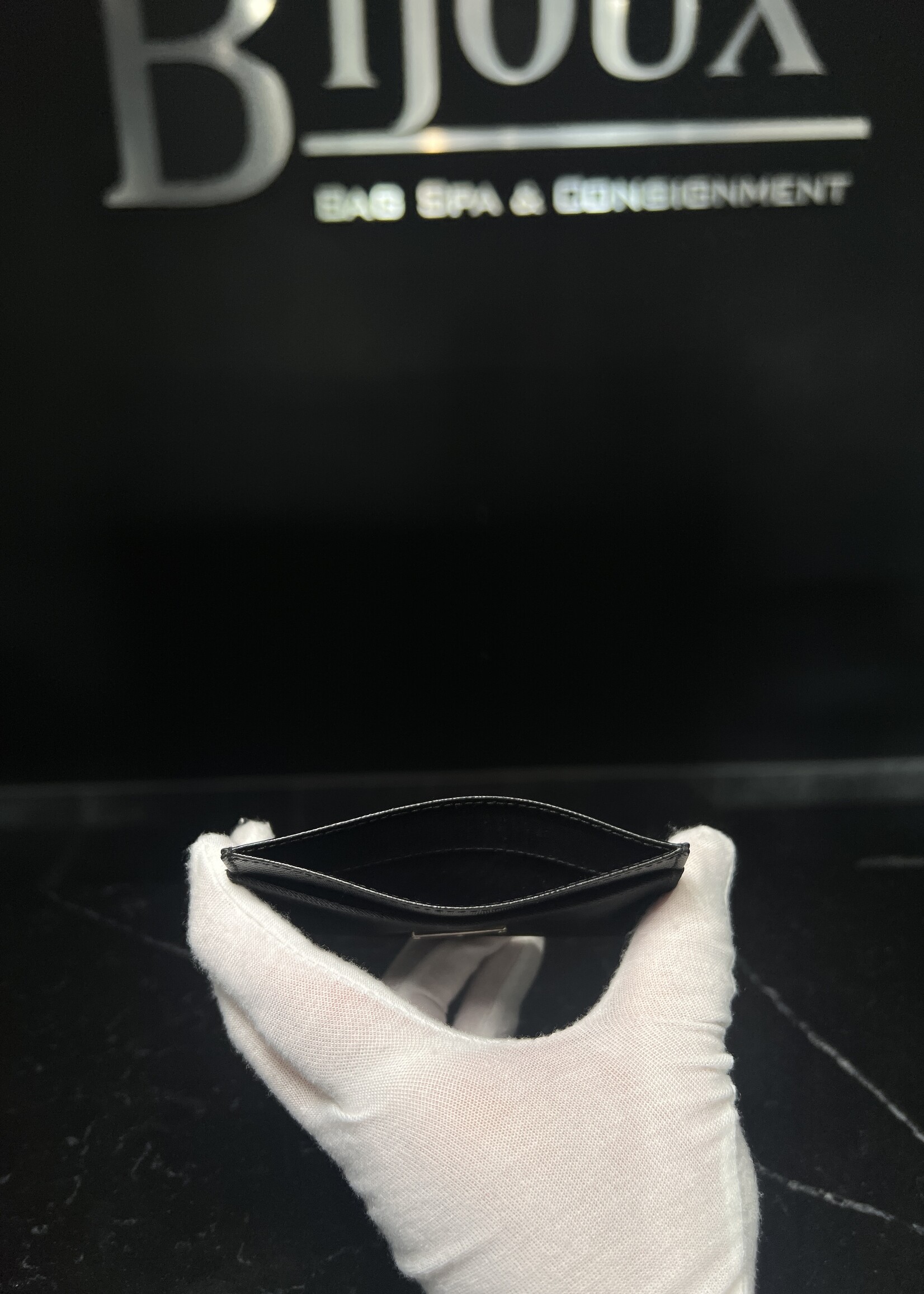 Prada Prada Re-Nylon/ Saffiano Leather Cardholder