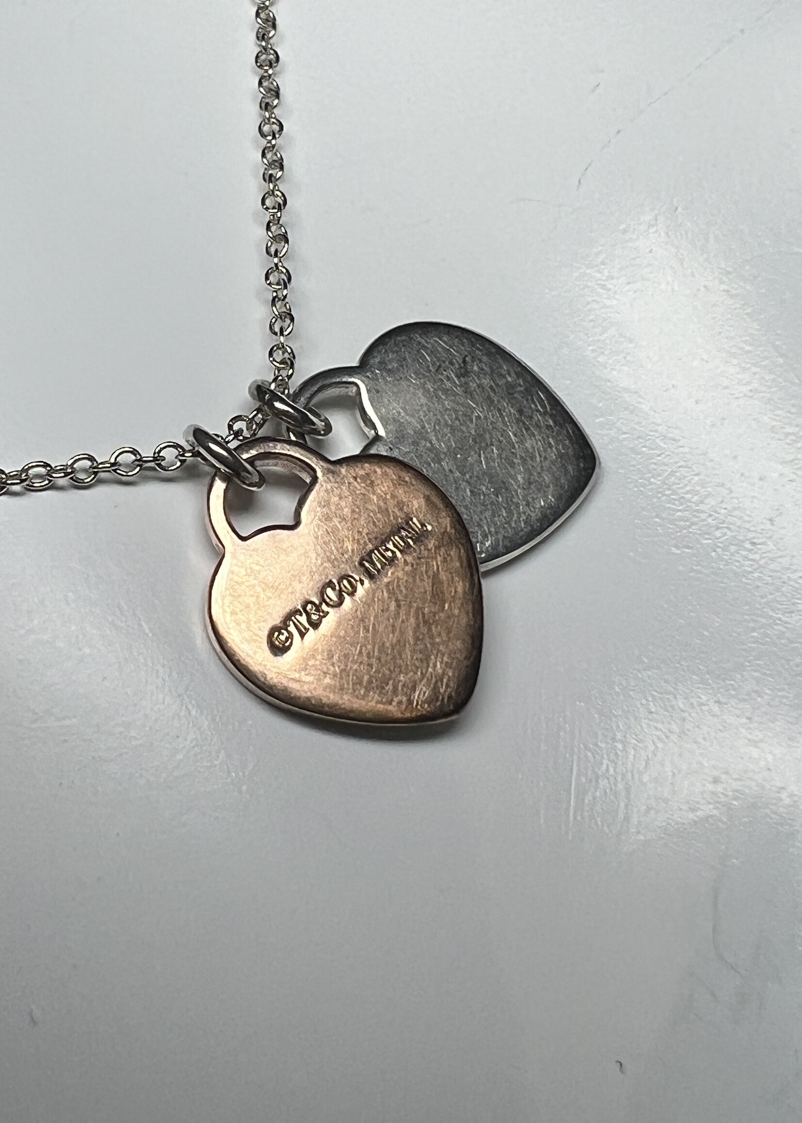 Tiffany & Co Tiffany & Co Double Heart Tag Necklace