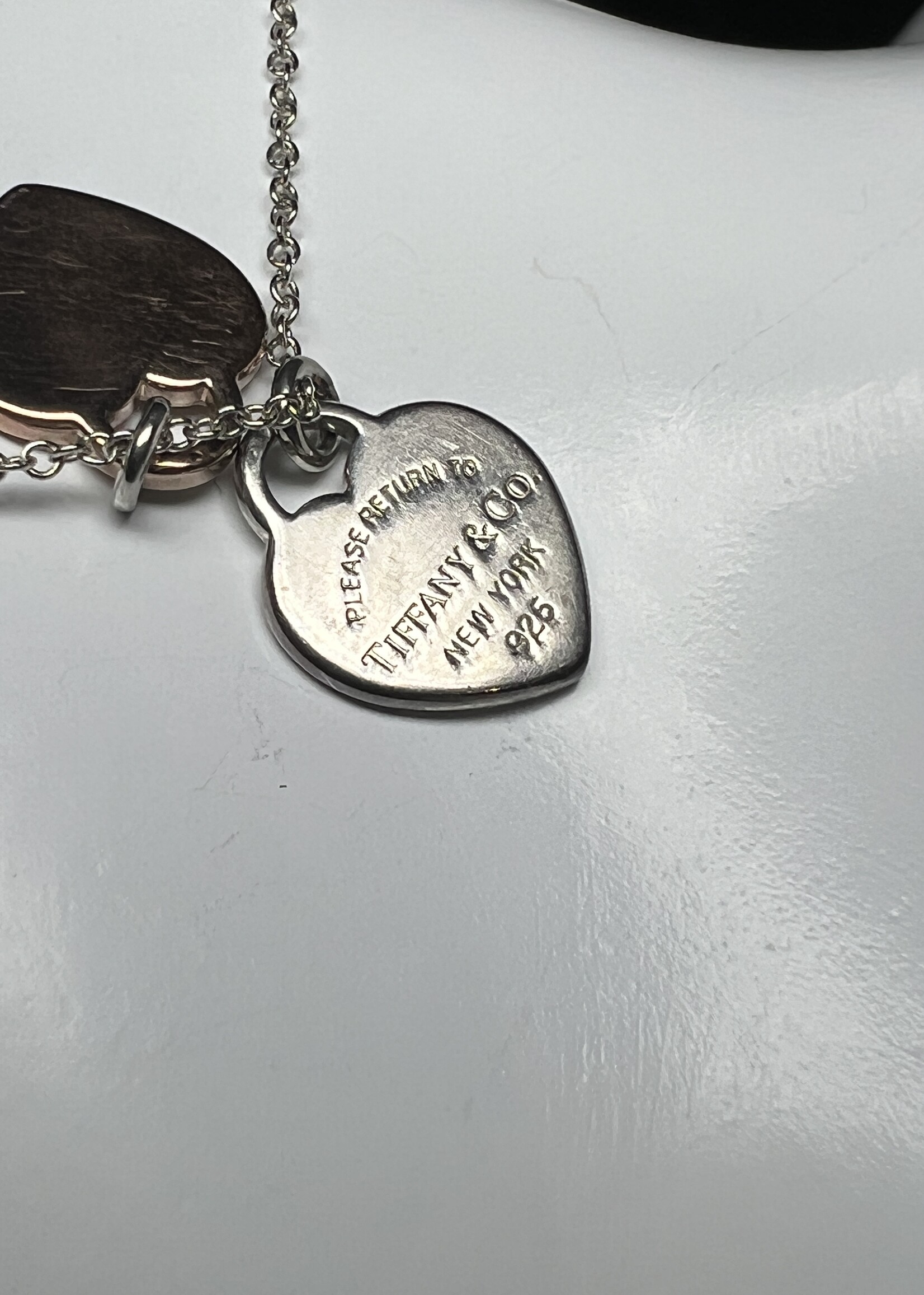 Tiffany & Co Tiffany & Co Double Heart Tag Necklace