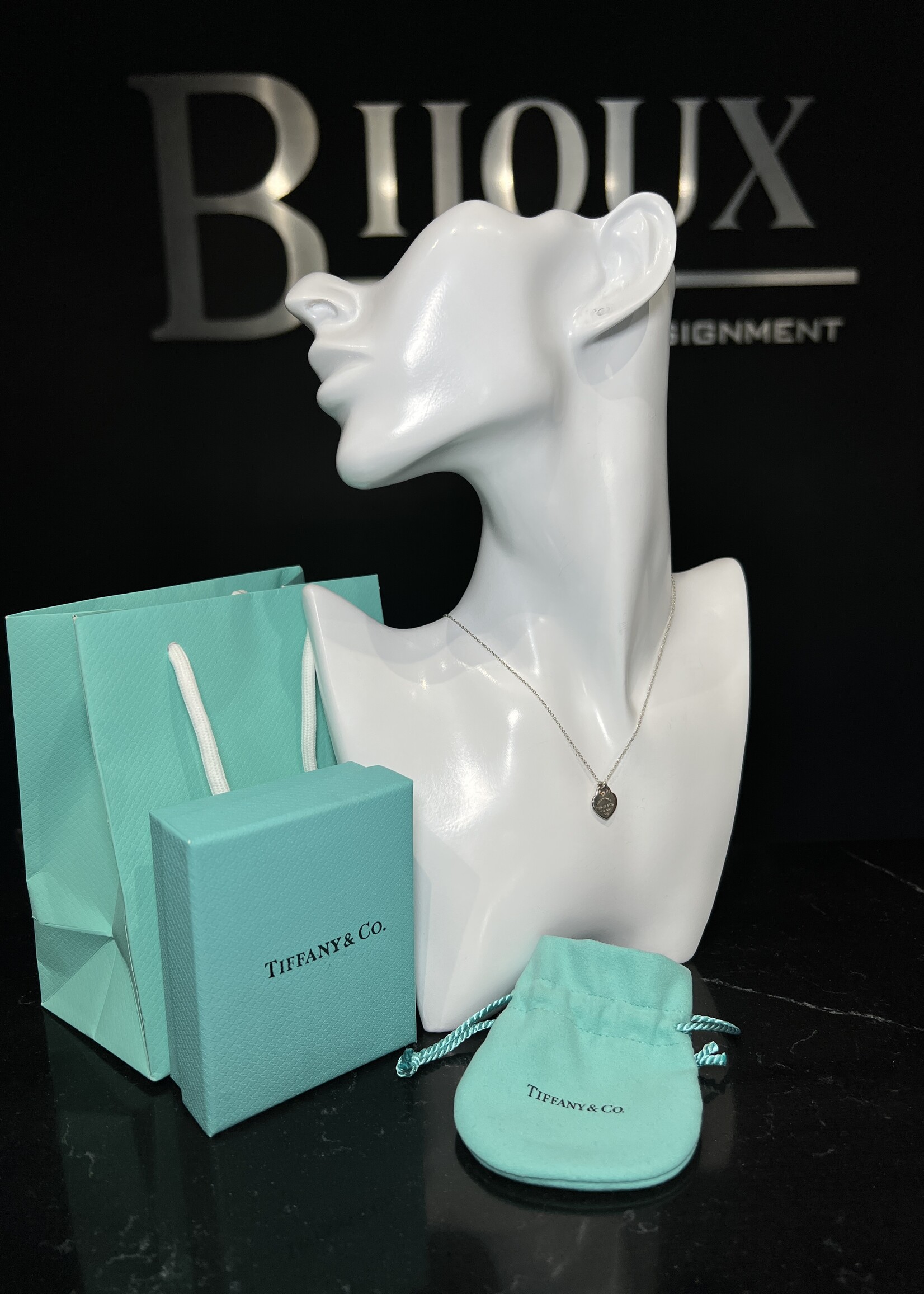 Tiffany & Co Tiffany & Co Double Heart Tag Necklace