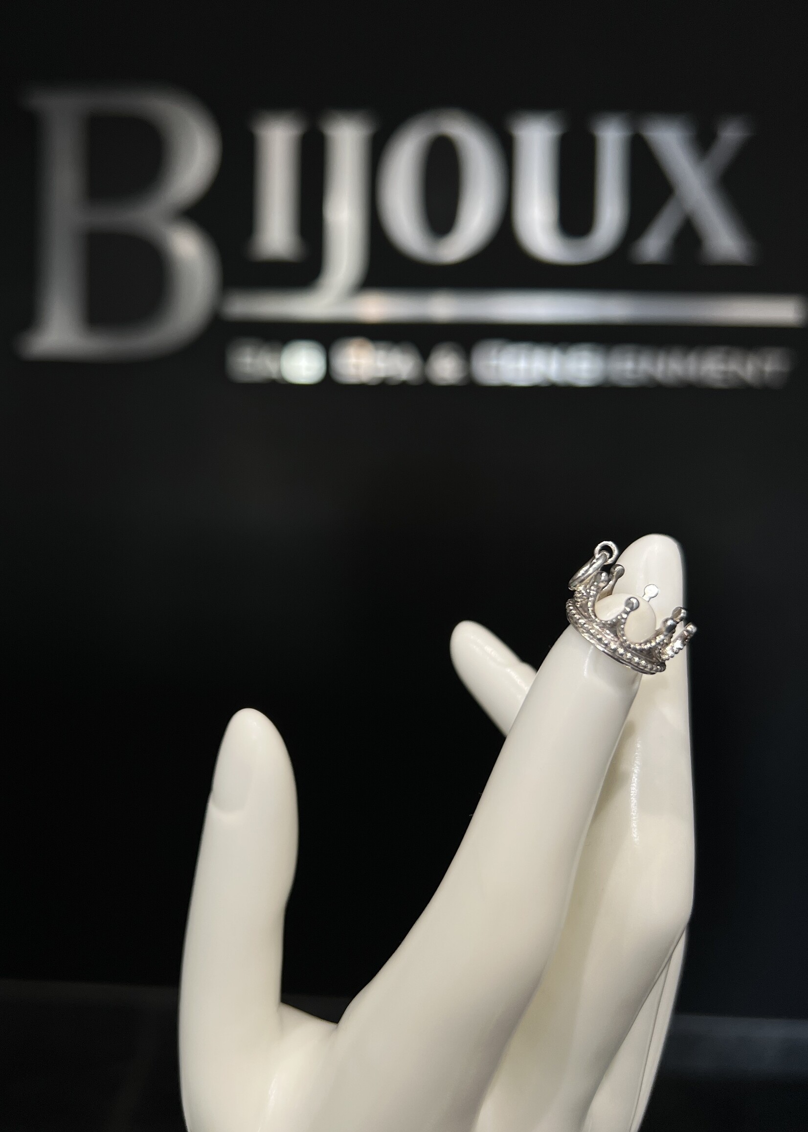 Tiffany & Co SOLD- Tiffany & Co Sterling Silver Princess Crown Charm