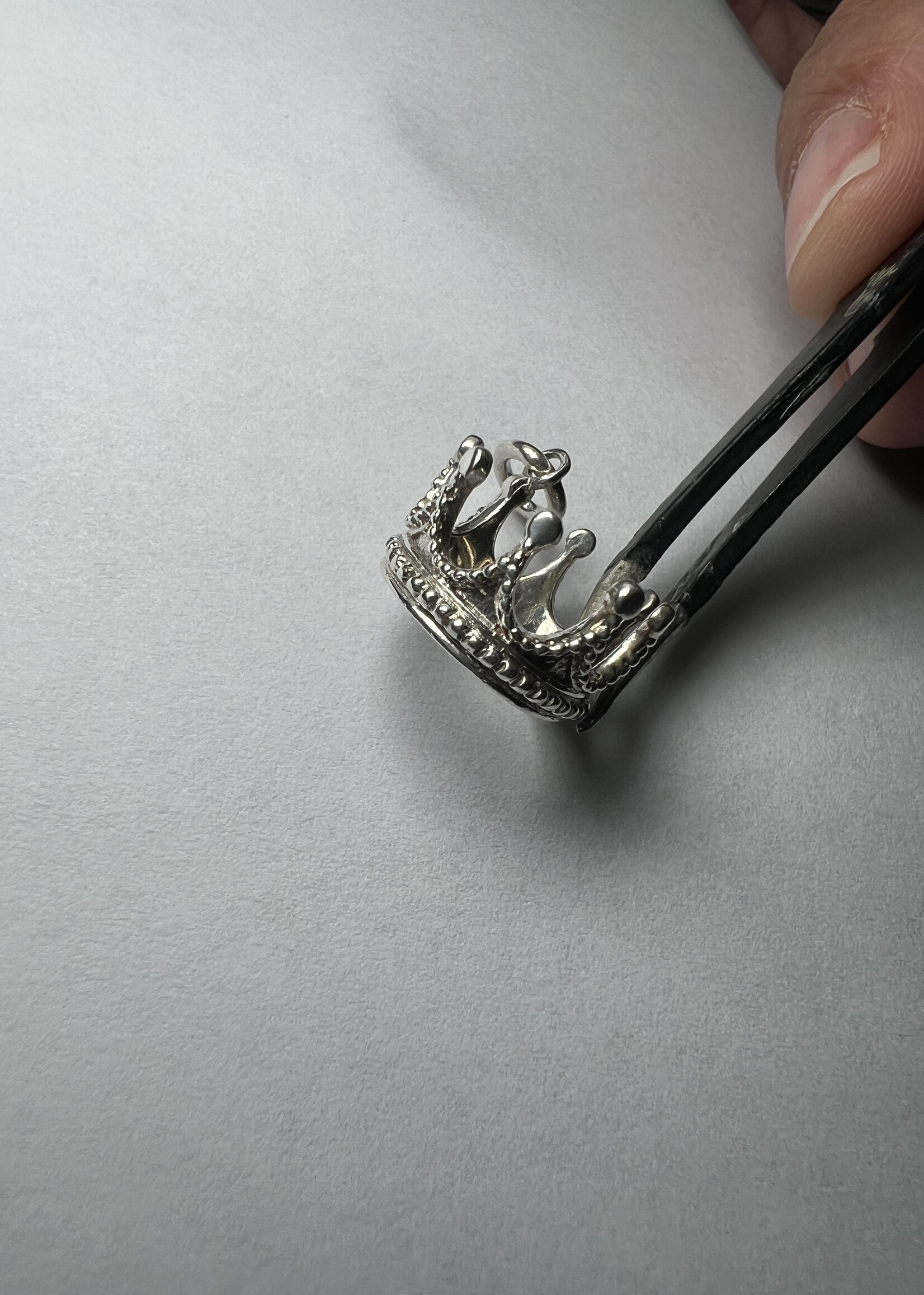 Tiffany & Co SOLD- Tiffany & Co Sterling Silver Princess Crown Charm