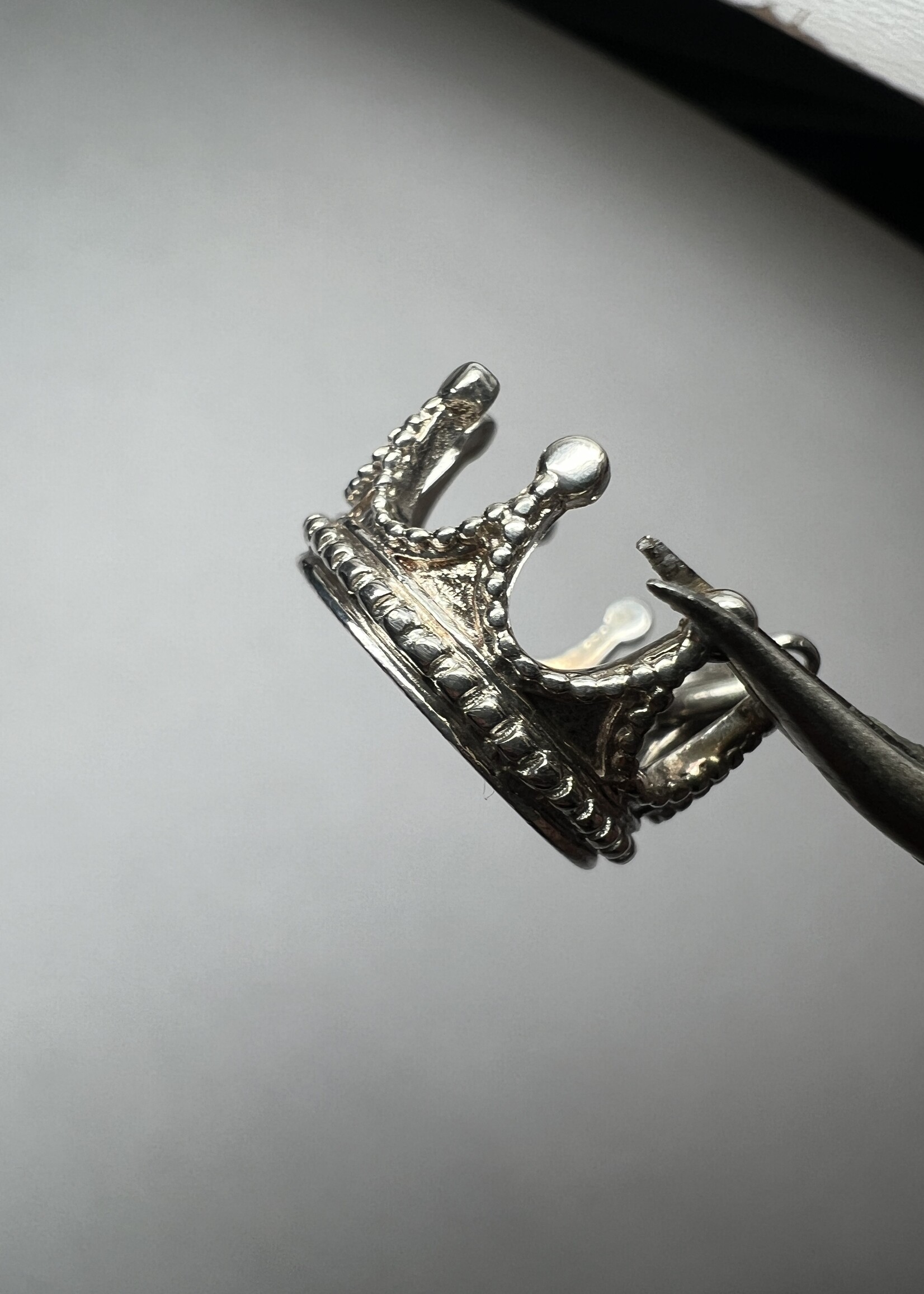 Tiffany & Co SOLD- Tiffany & Co Sterling Silver Princess Crown Charm
