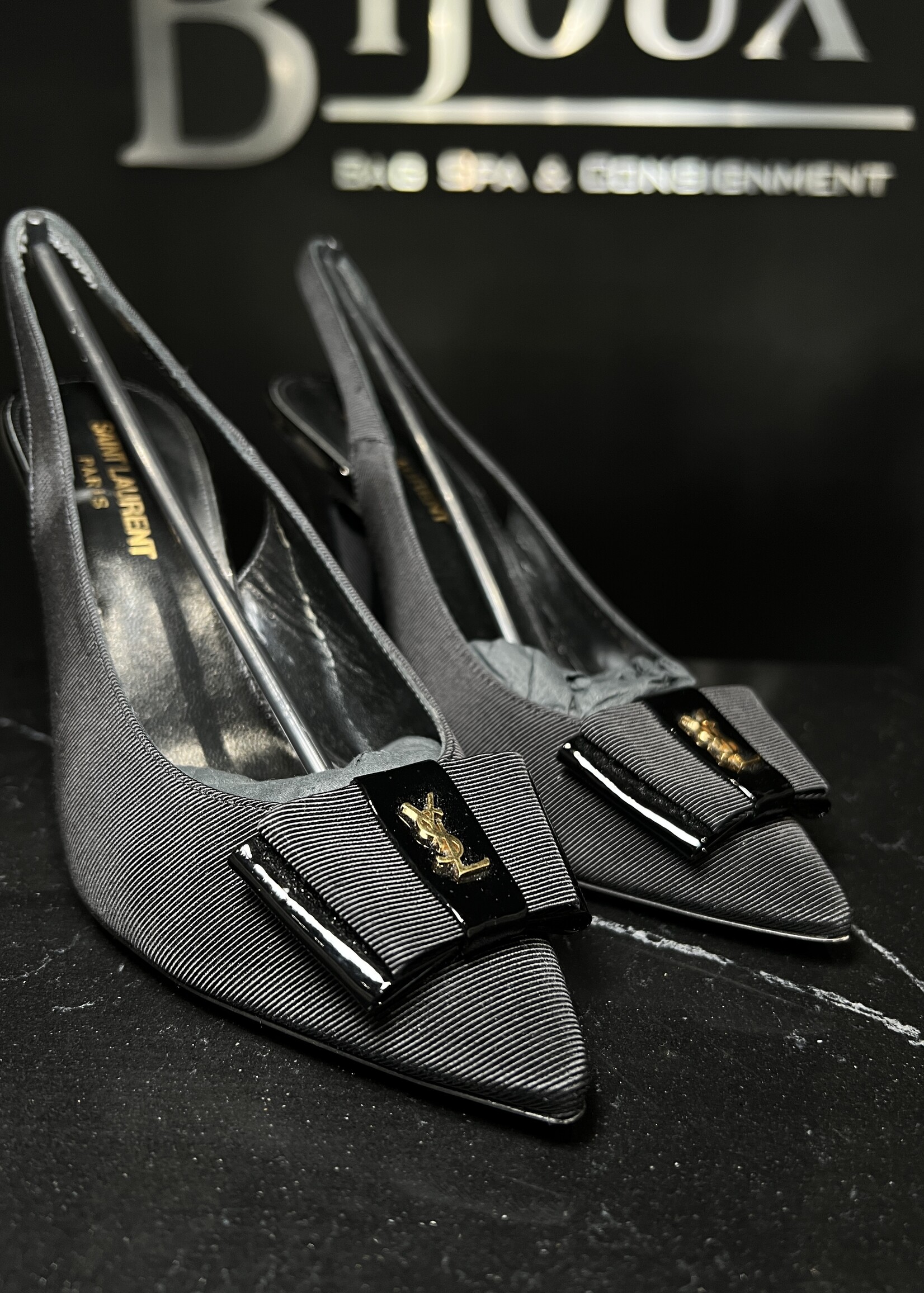 Saint Laurent Saint Laurent Anais Bow 95 Heels - 37