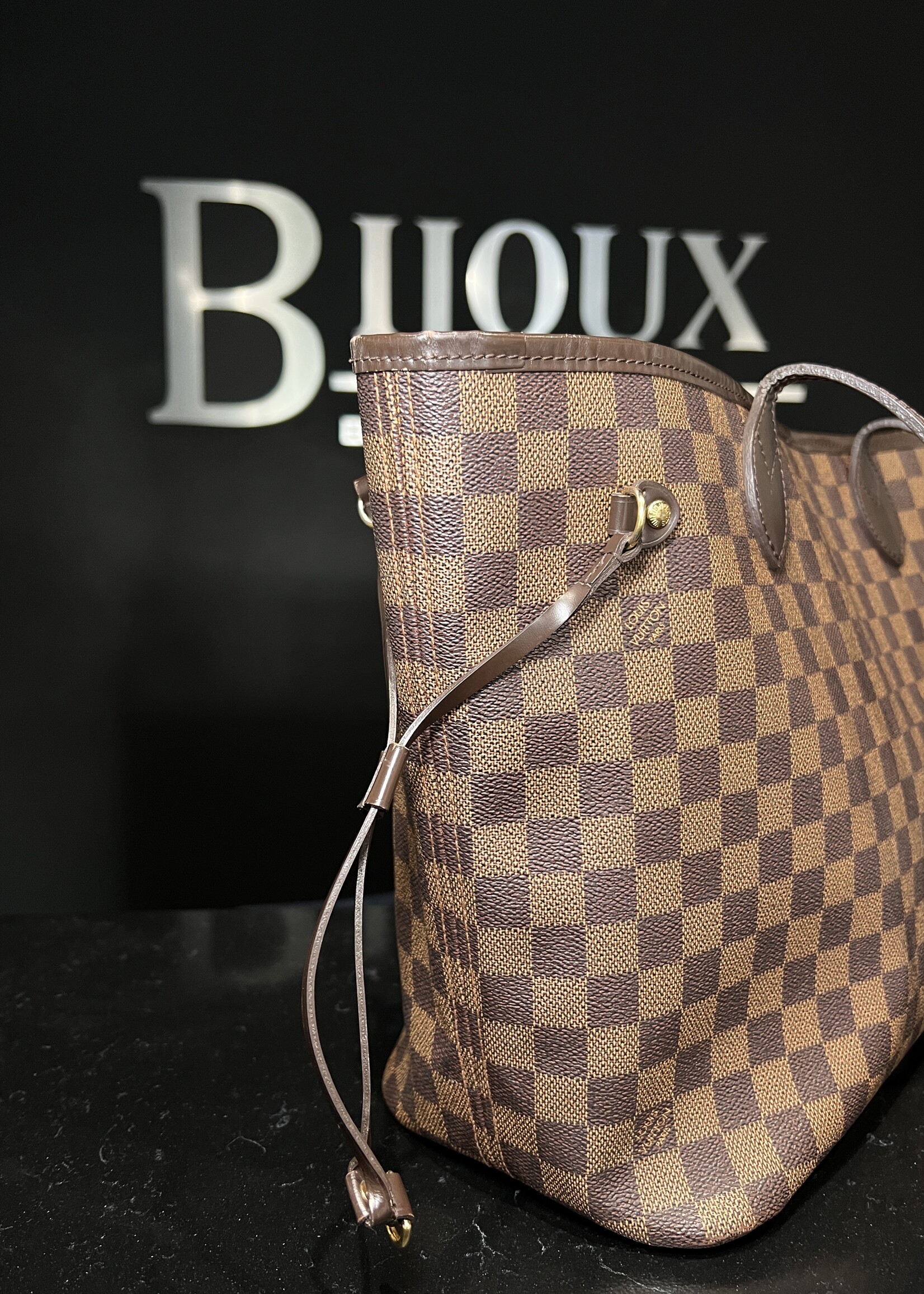 Louis Vuitton Louis Vuitton Neverfull MM Damier Ebene