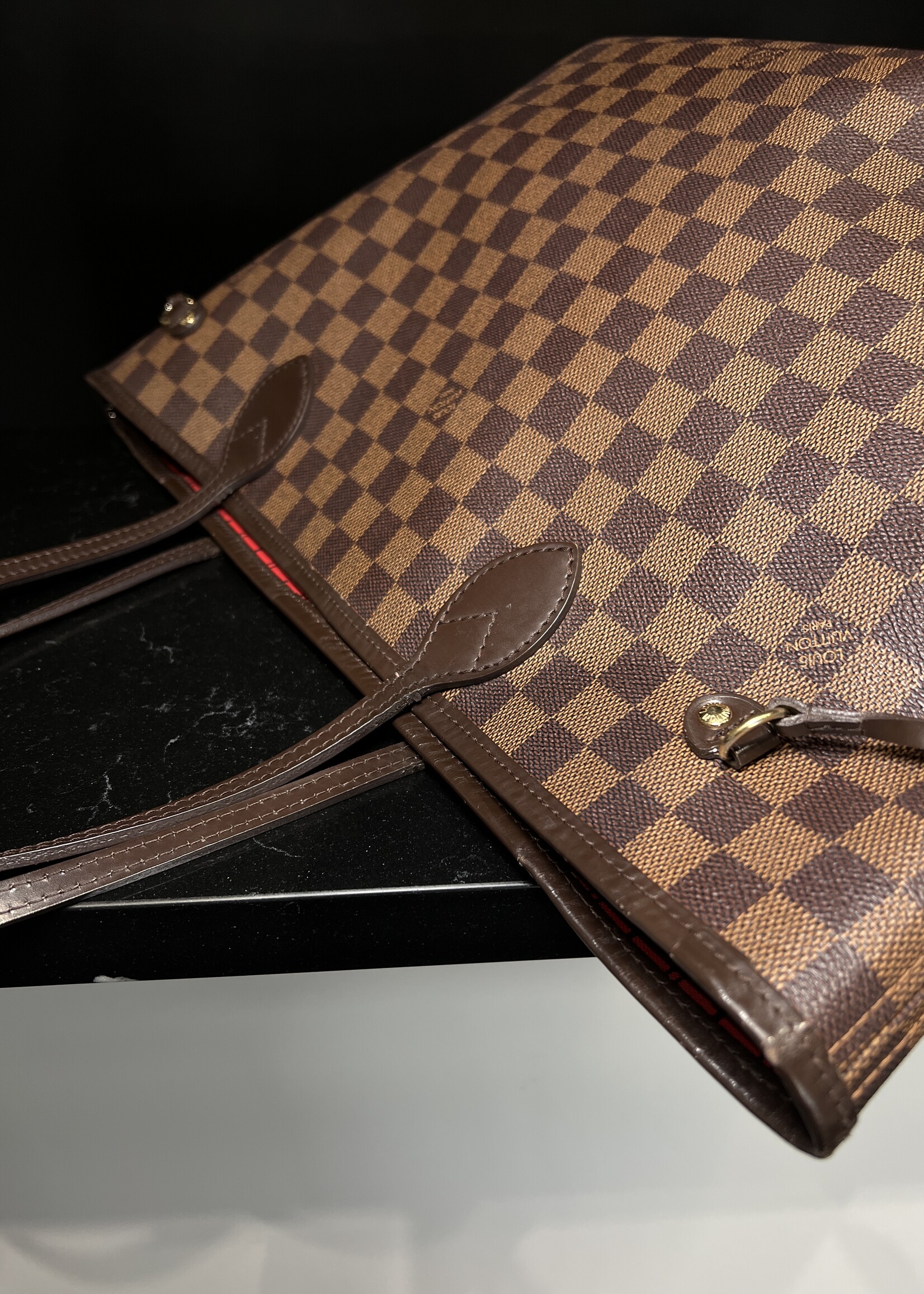 Louis Vuitton Louis Vuitton Neverfull MM Damier Ebene