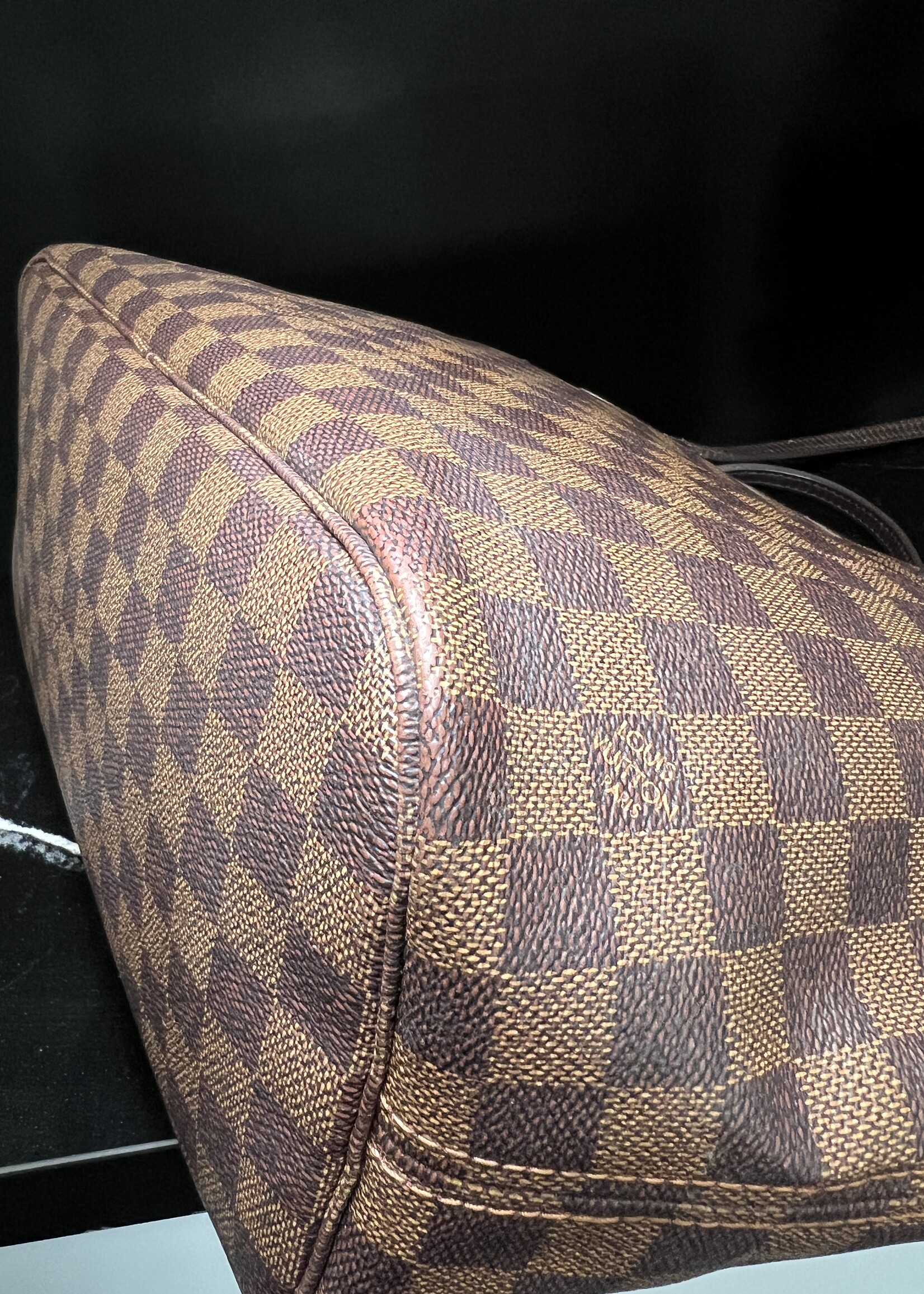 Louis Vuitton Louis Vuitton Neverfull MM Damier Ebene