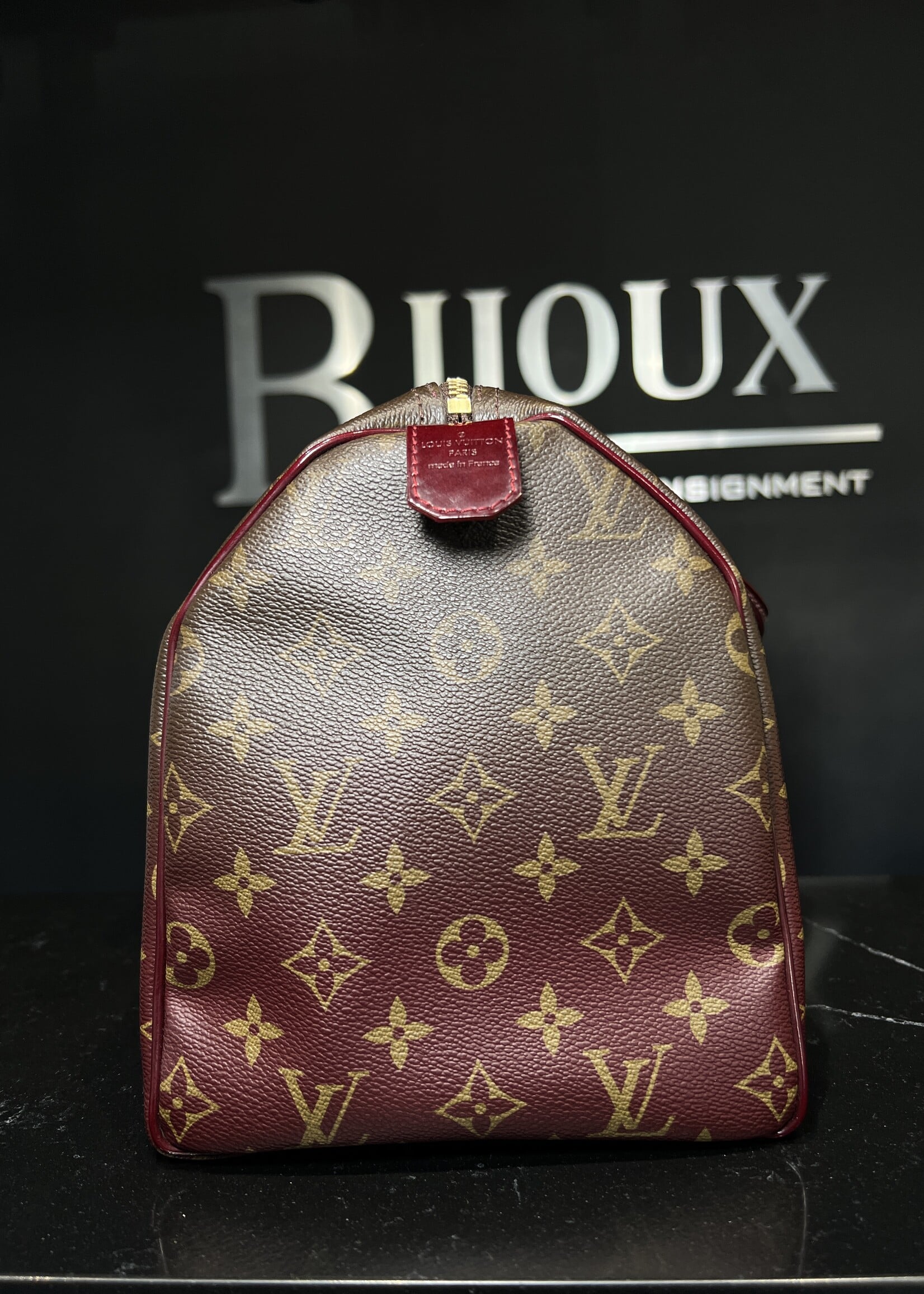 Louis Vuitton Louis Vuitton Monogram Mirage Speedy 30 Bordeaux