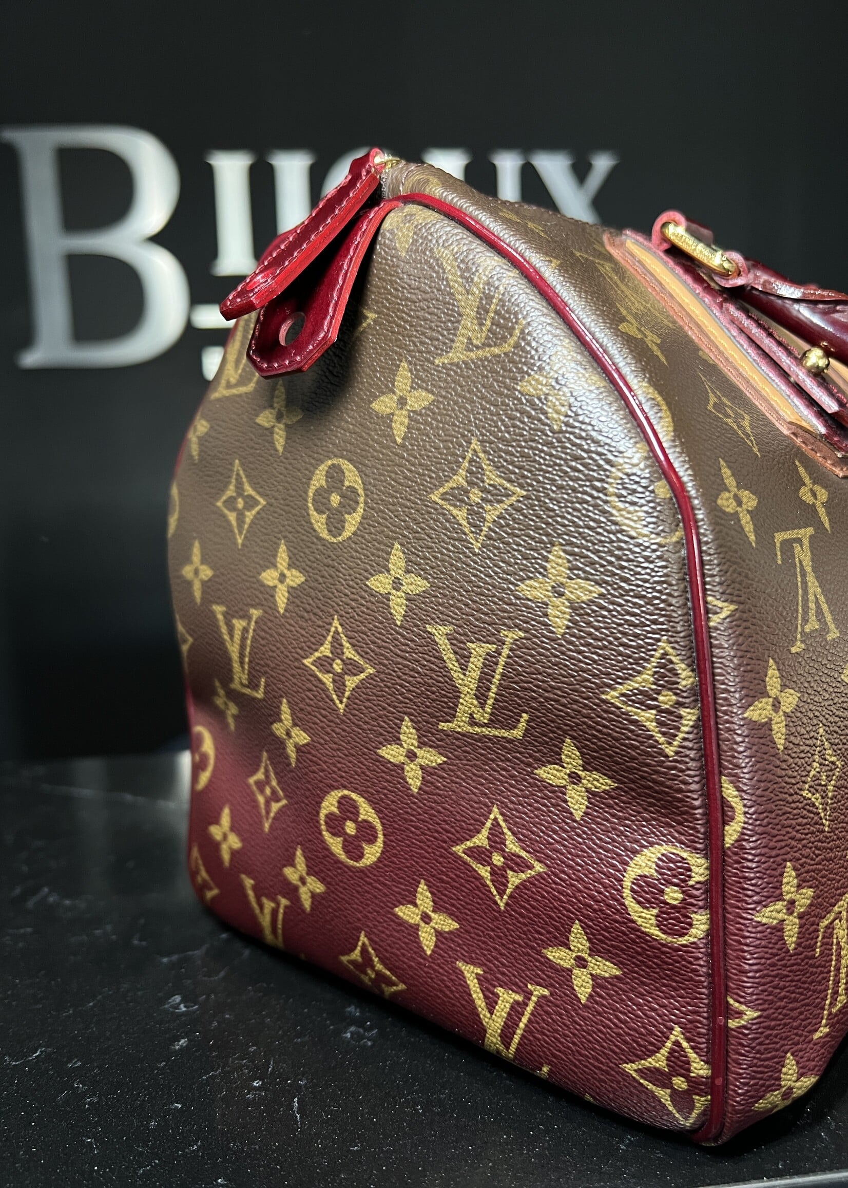 Louis Vuitton Louis Vuitton Monogram Mirage Speedy 30 Bordeaux