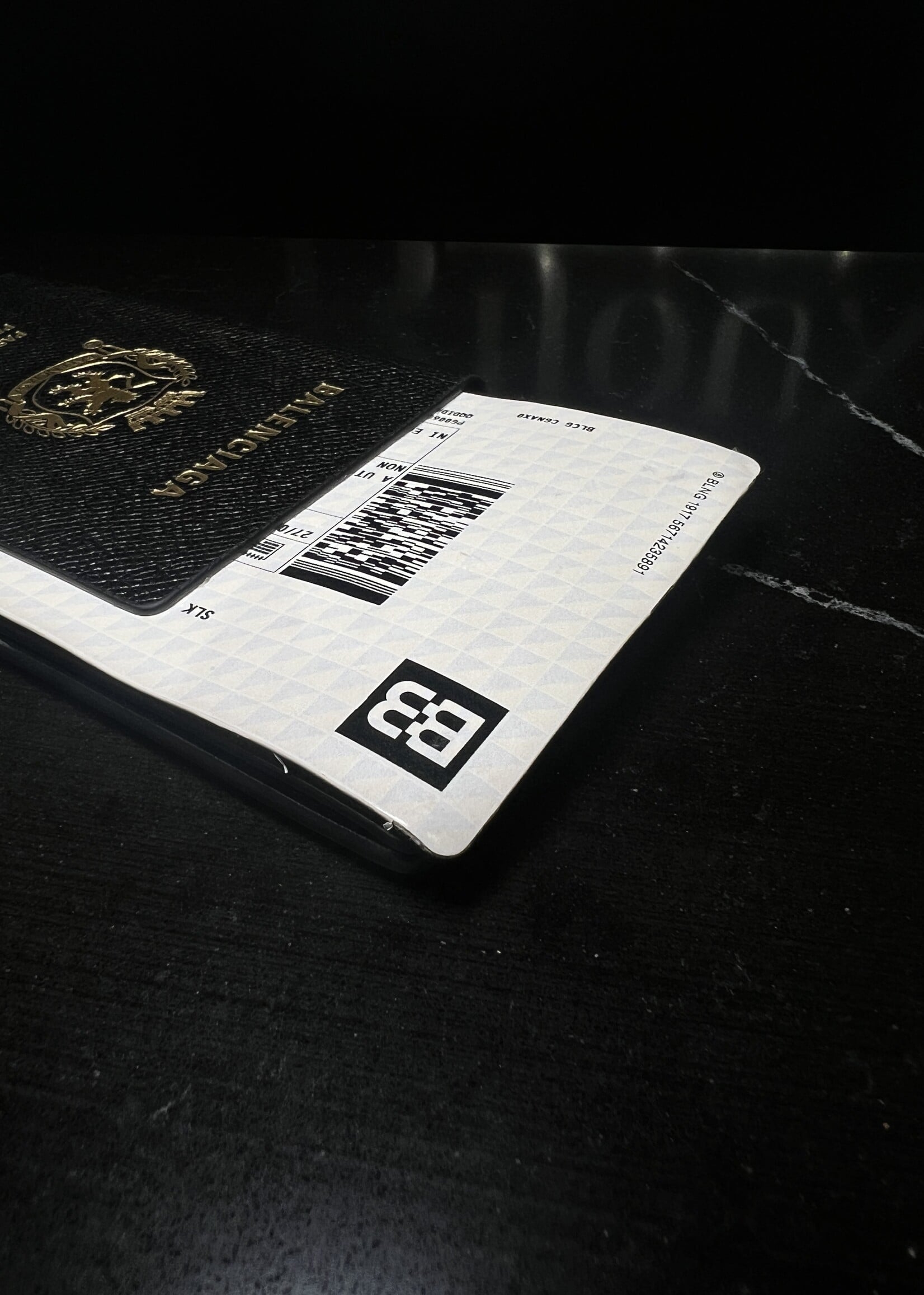 Balenciaga Balenciaga Logo Passport Holder