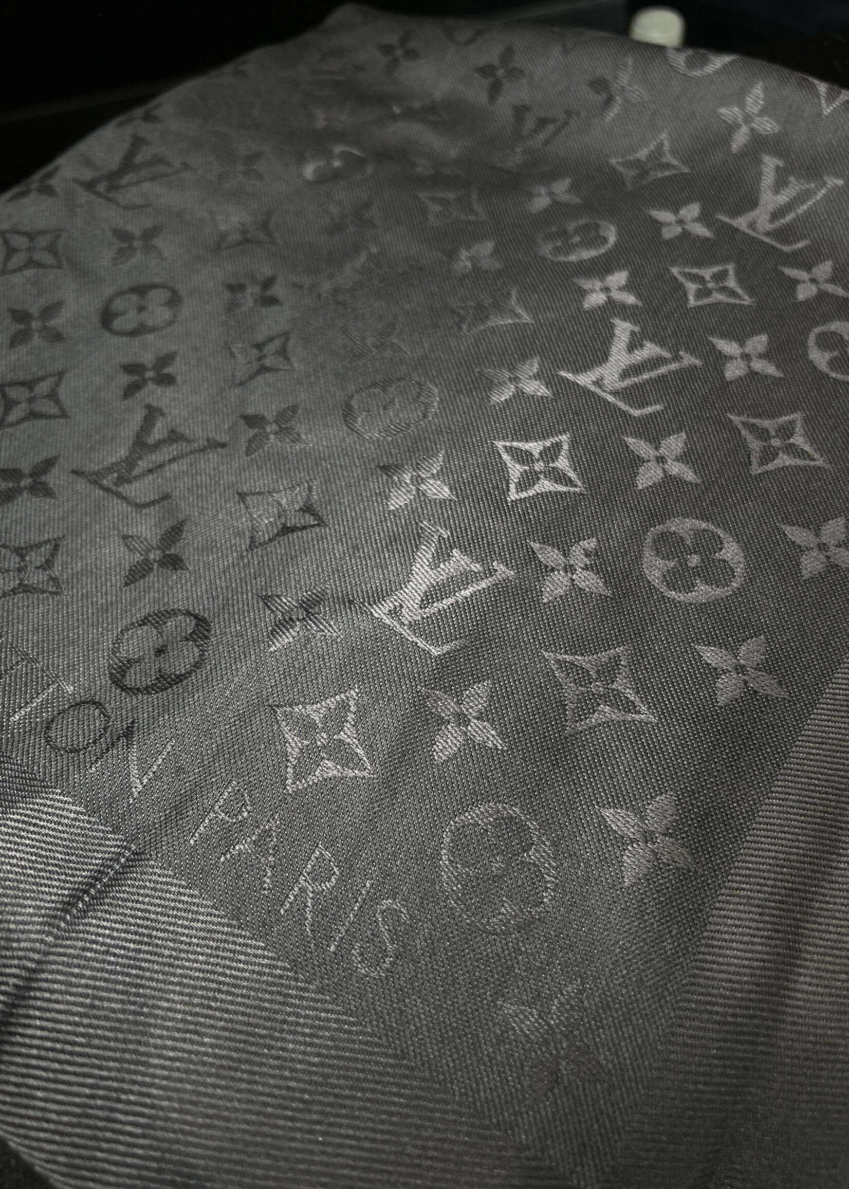 Louis Vuitton Louis Vuitton Black Monogram Shawl