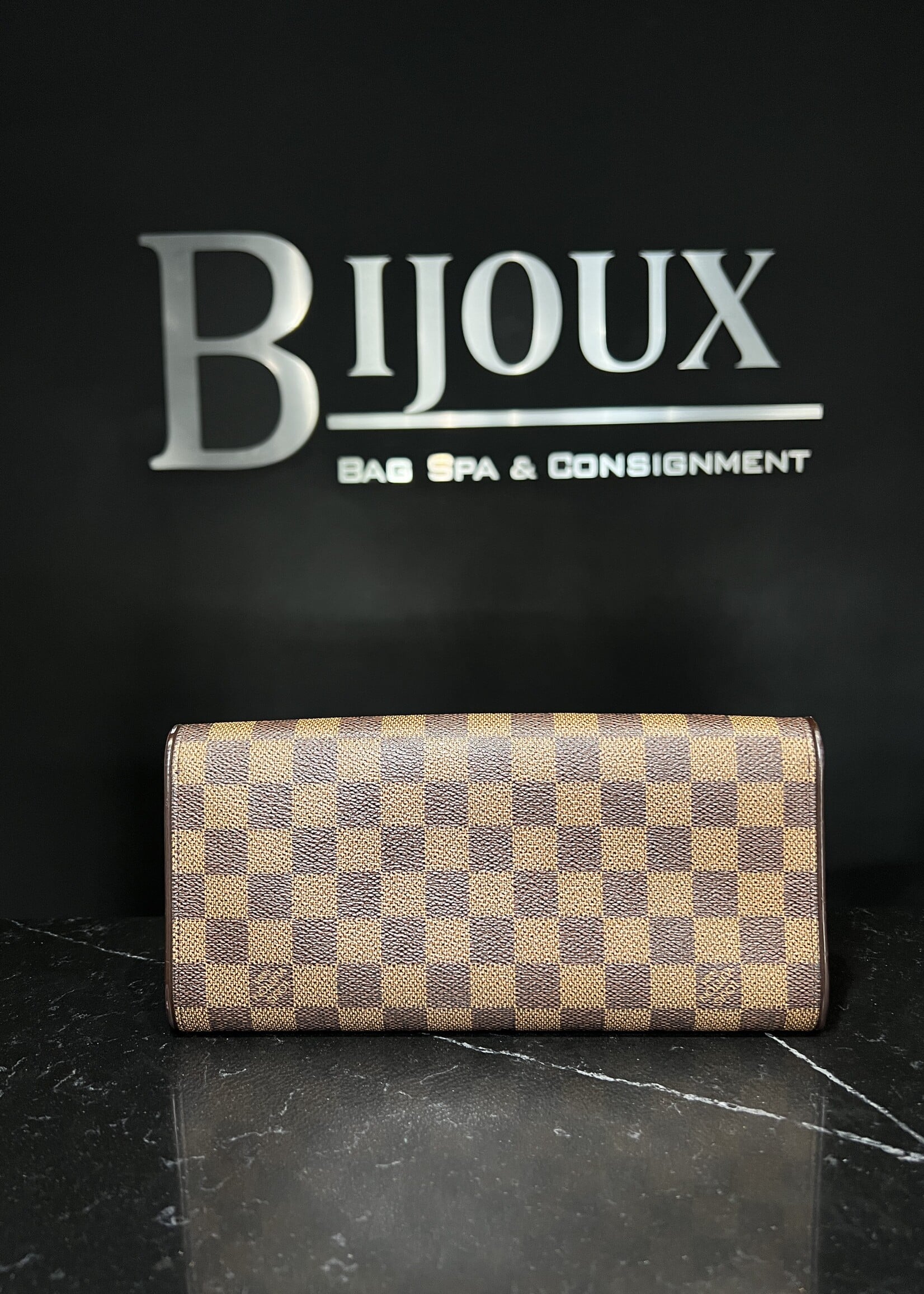 Louis Vuitton Louis Vuitton Pochette Twin GM Damier Ebene