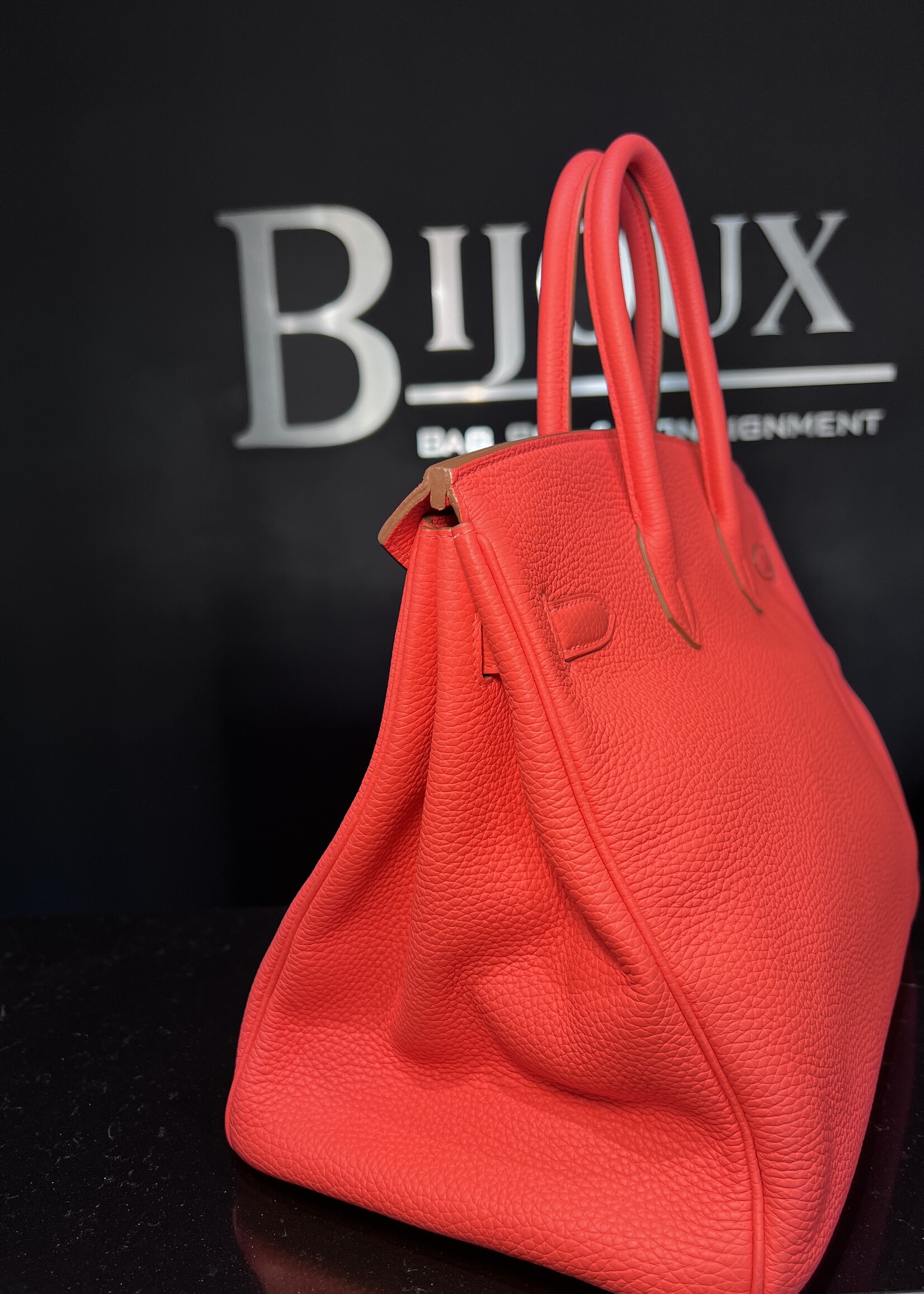 Hermes Hermes Birkin 35 Rose Jaipur Togo PHW