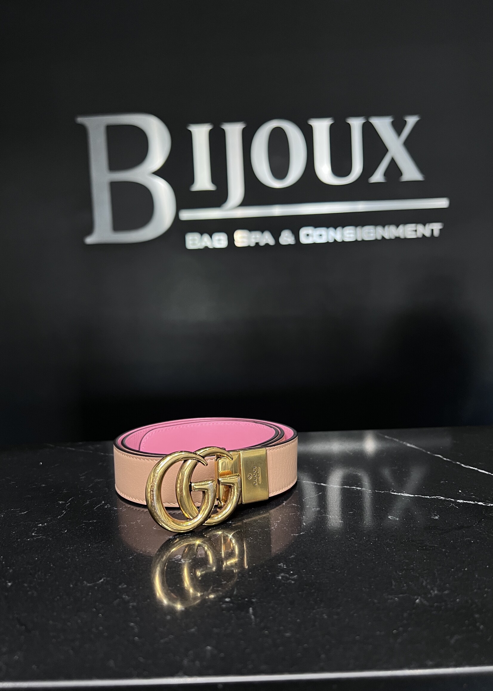Gucci SOLD- Gucci Marmont Reversible Belt