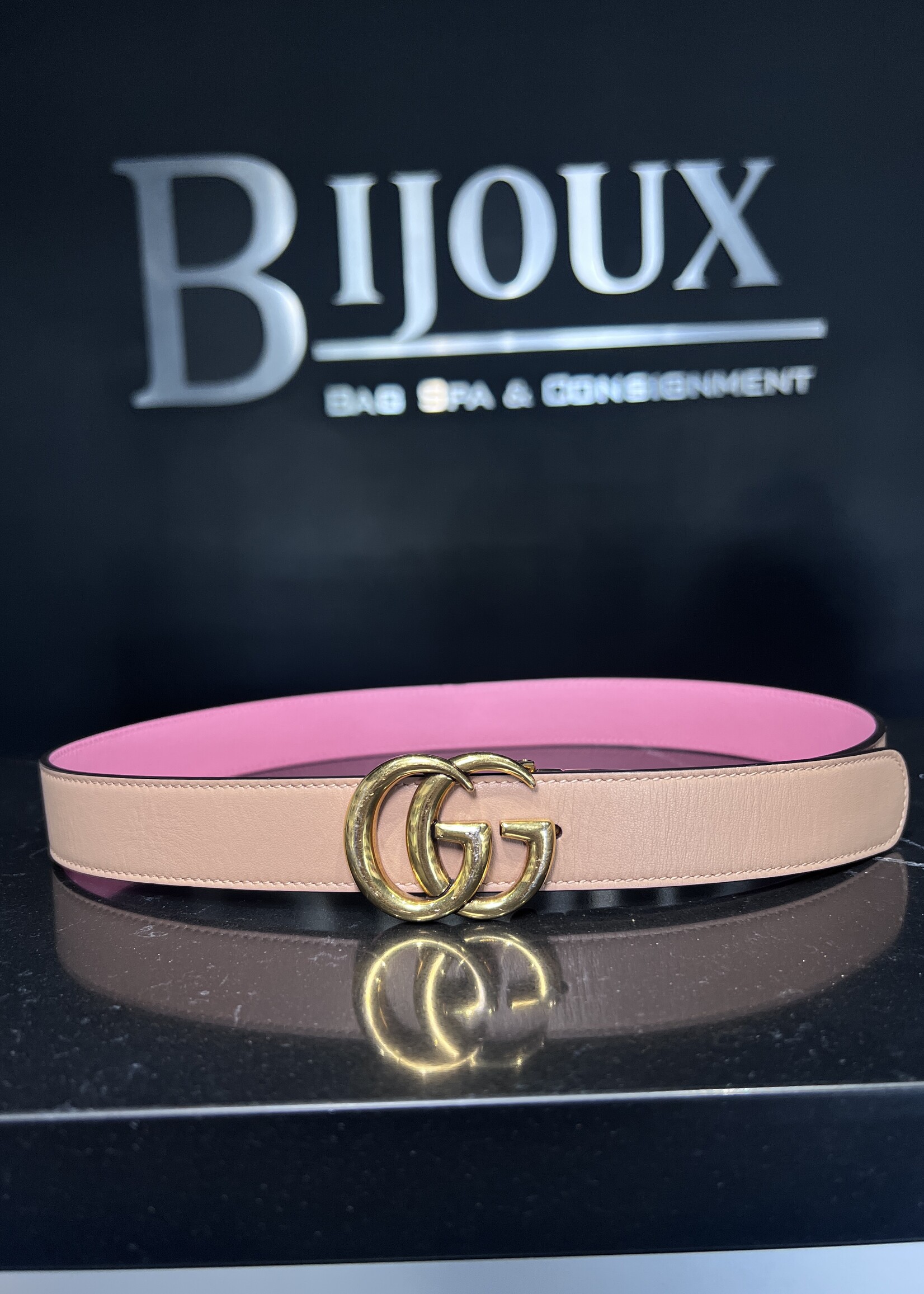Gucci SOLD- Gucci Marmont Reversible Belt