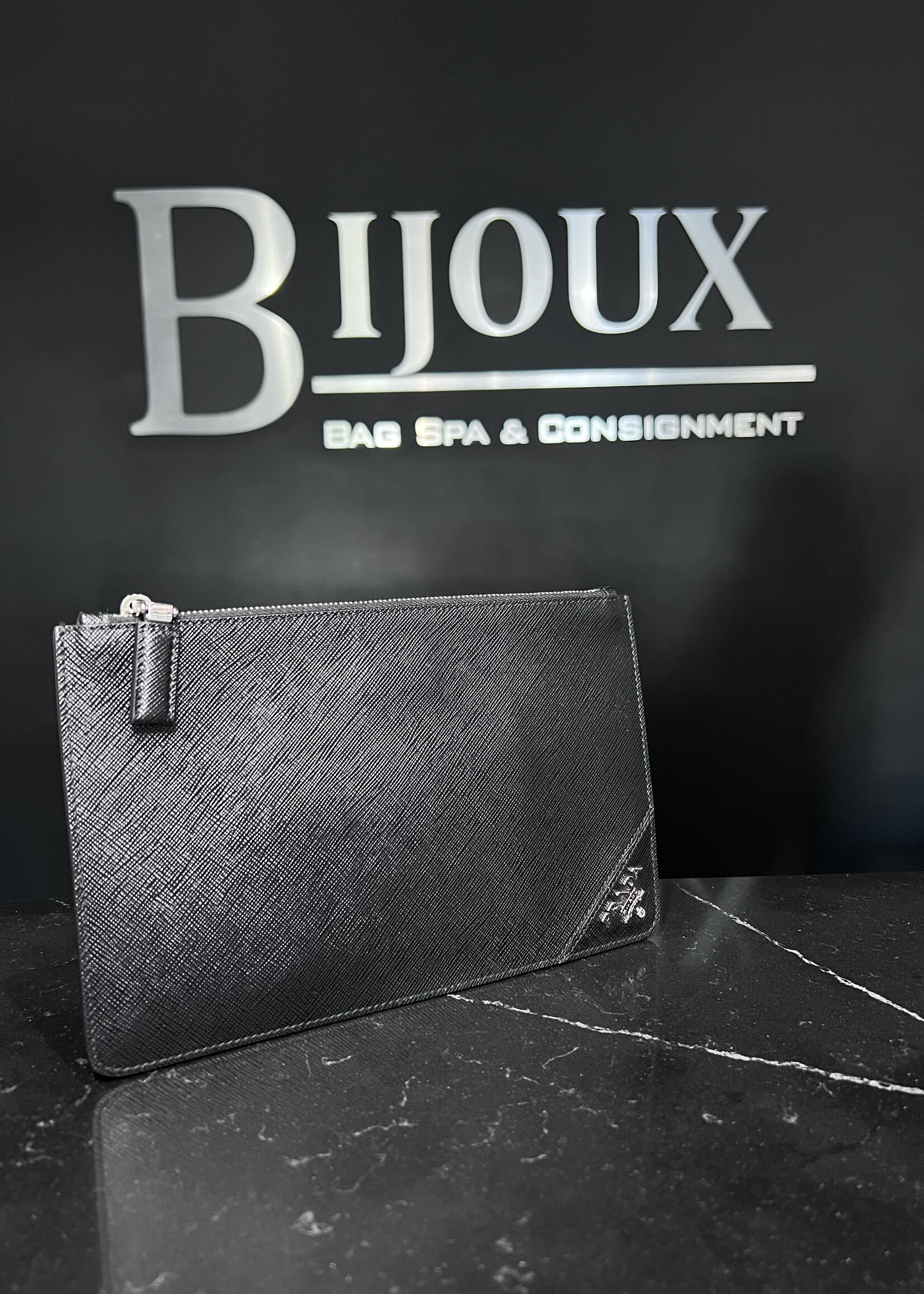 Prada SOLD - Prada Saffiano Leather Pouch