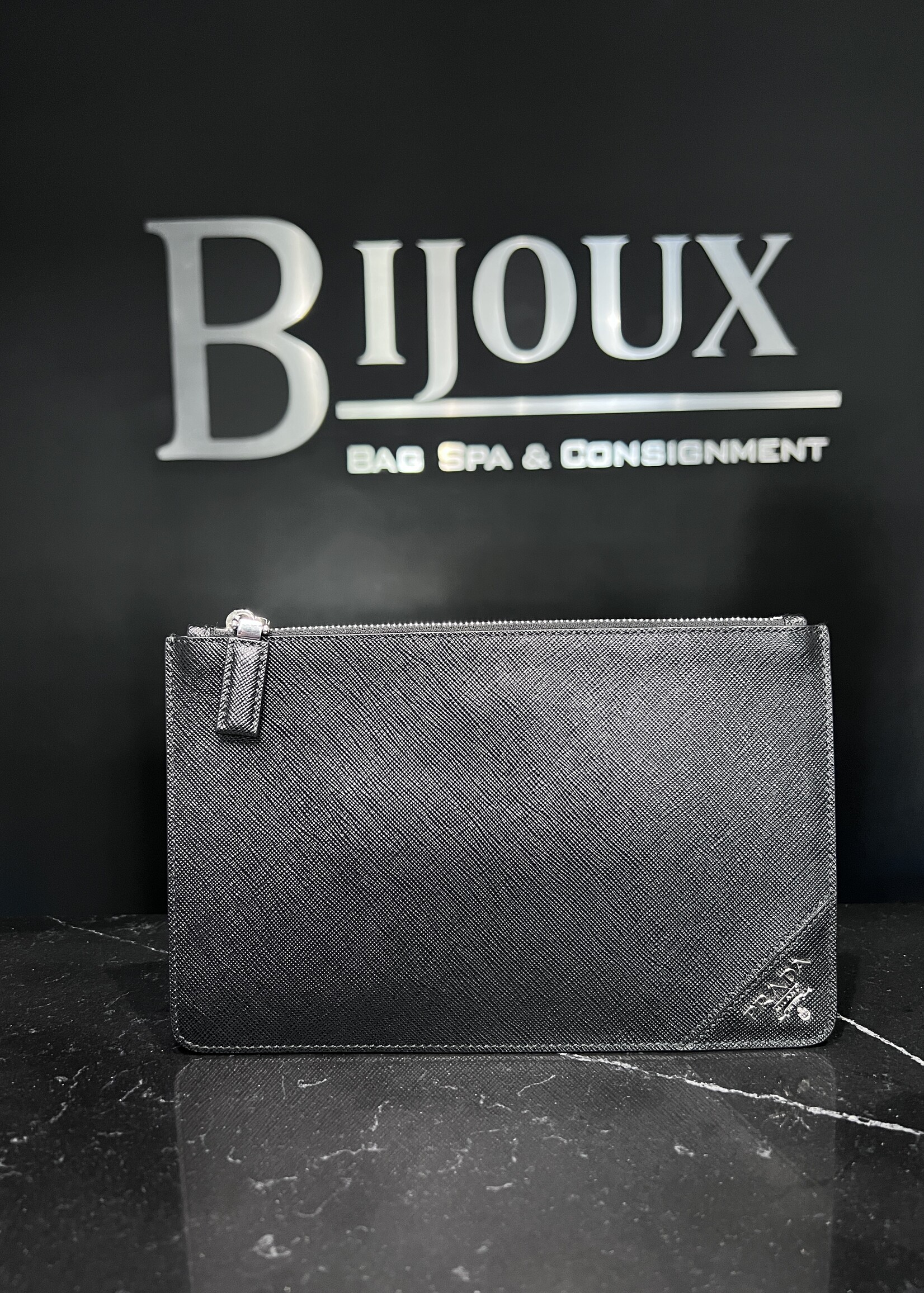Prada SOLD - Prada Saffiano Leather Pouch