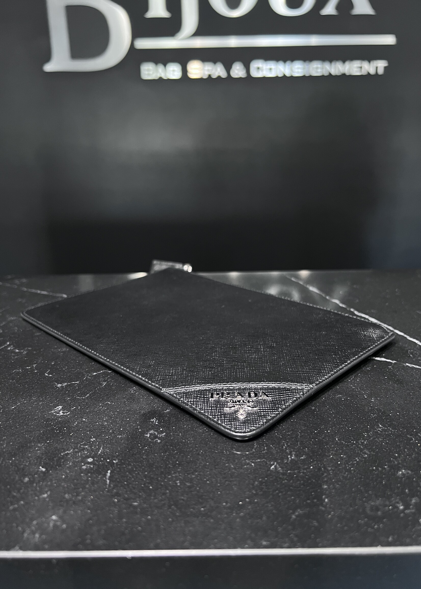 Prada SOLD - Prada Saffiano Leather Pouch