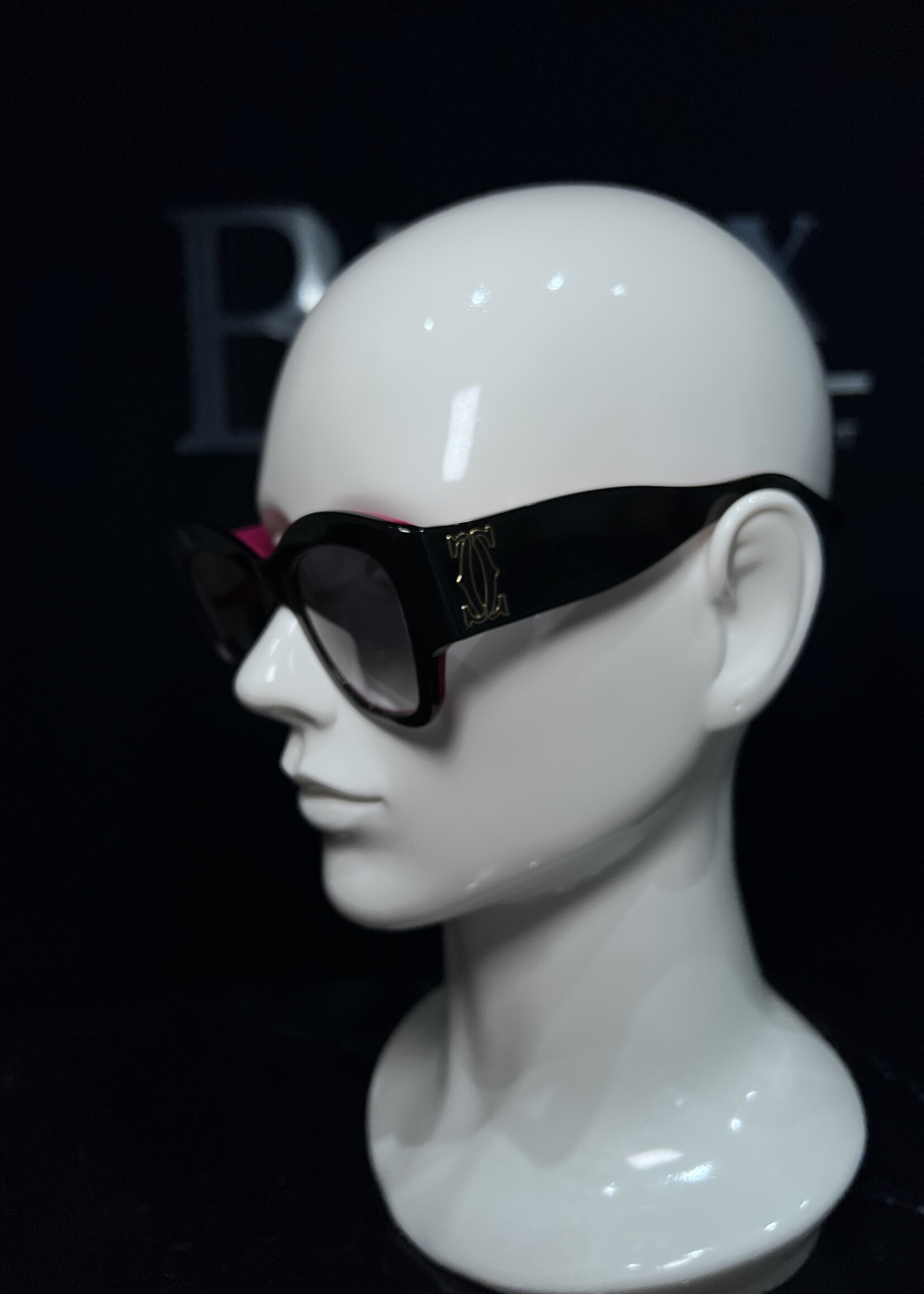 Cartier SOLD - Cartier C-Cat Eye Sunglasses CT03045