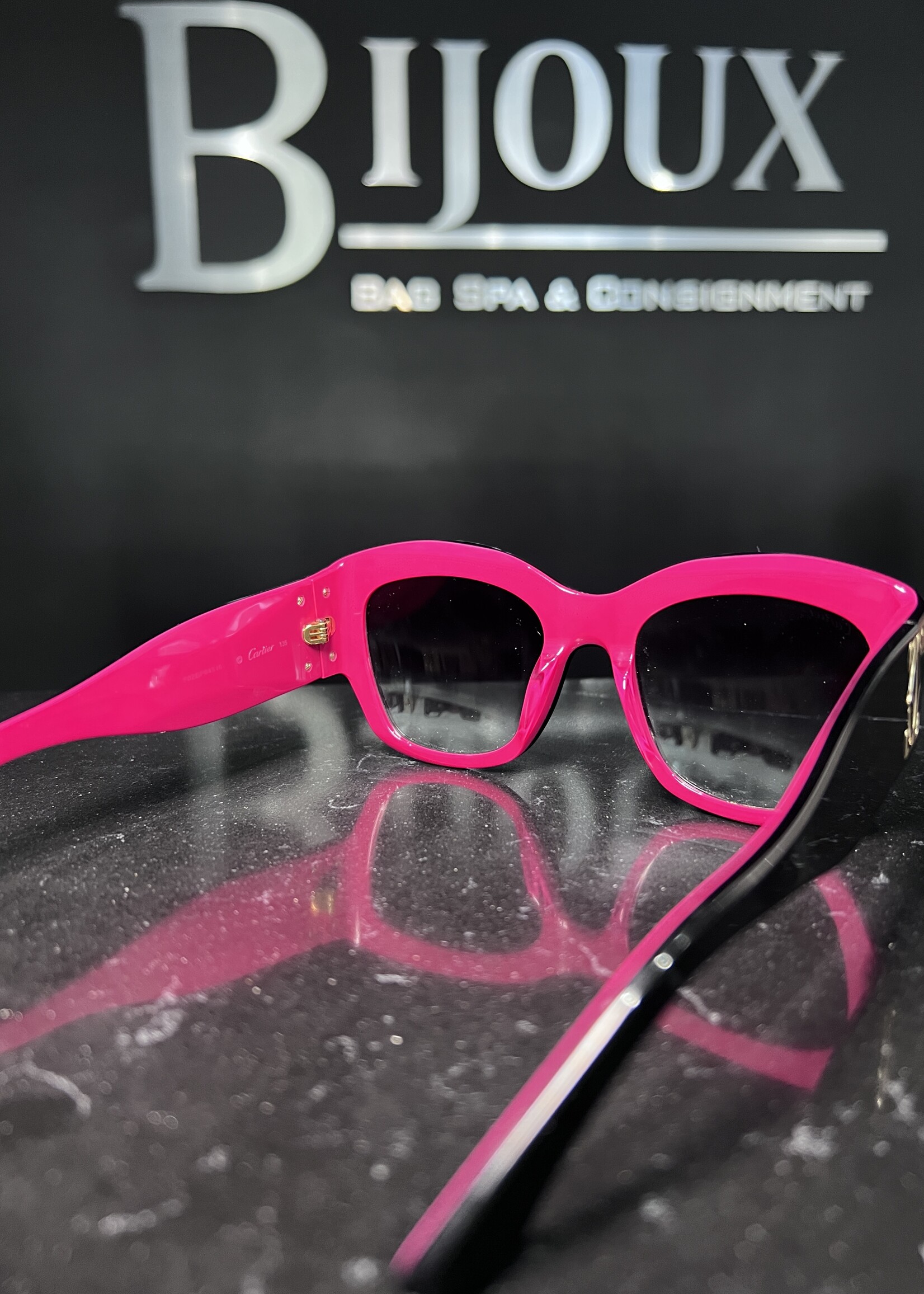 Cartier SOLD - Cartier C-Cat Eye Sunglasses CT03045