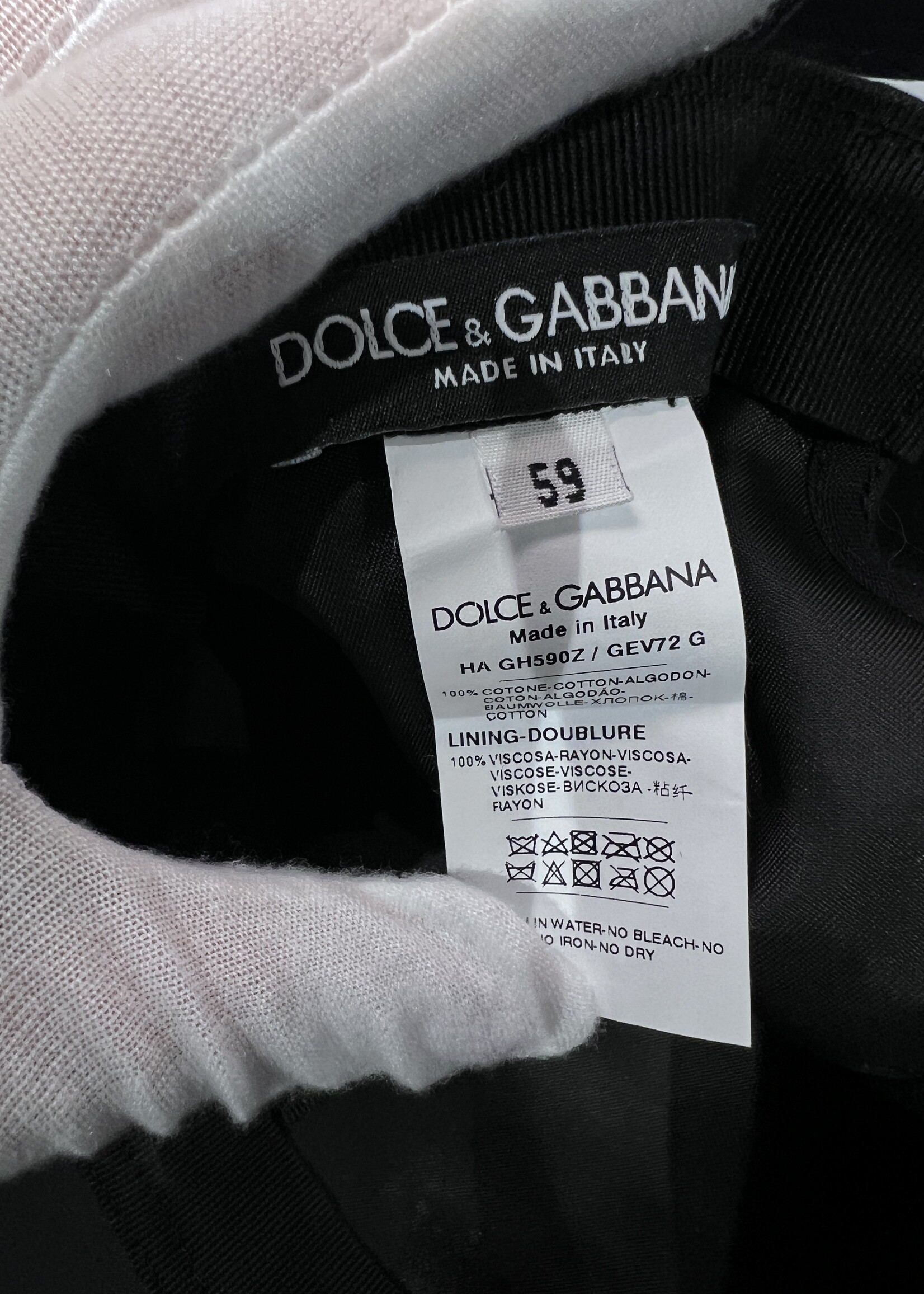 Dolce & Gabbana Dolce & Gabbana Cotton Baseball Cap