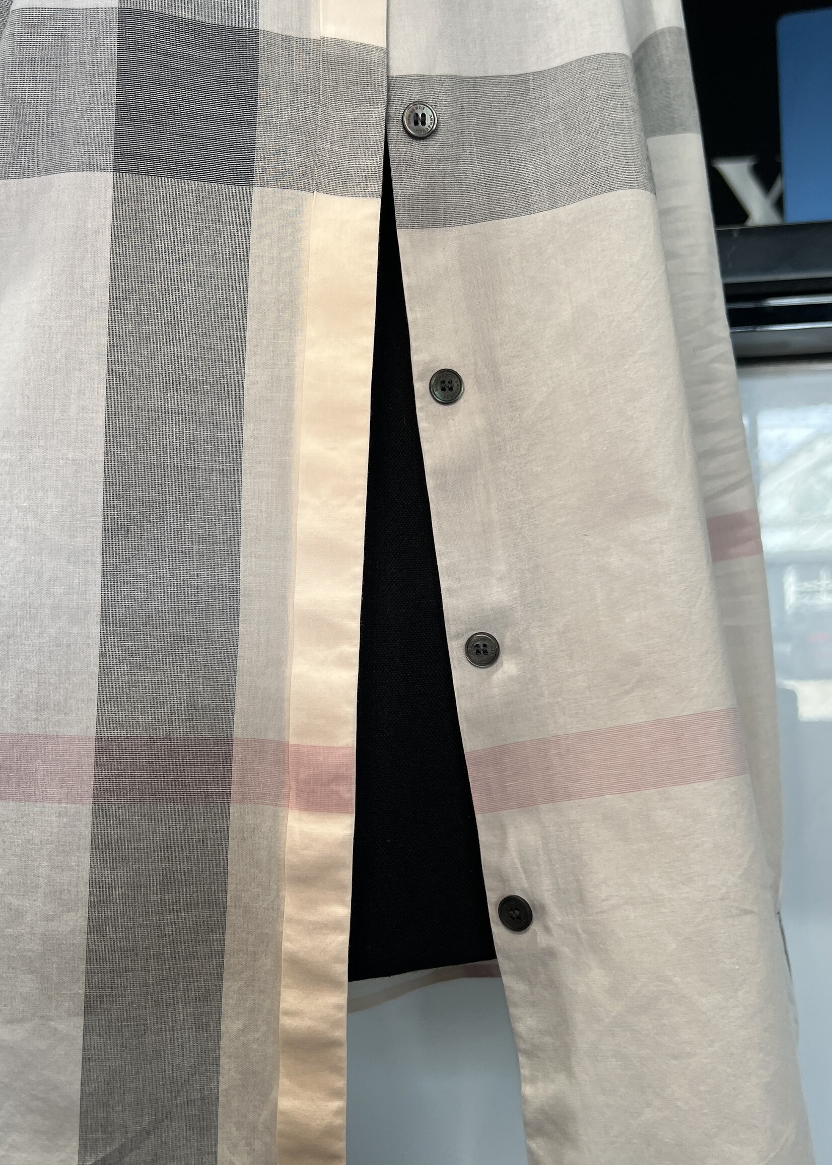 Burberry Burberry Beige Plaid Button Up - L