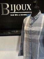 Burberry Burberry Blue Plaid Button Up - L
