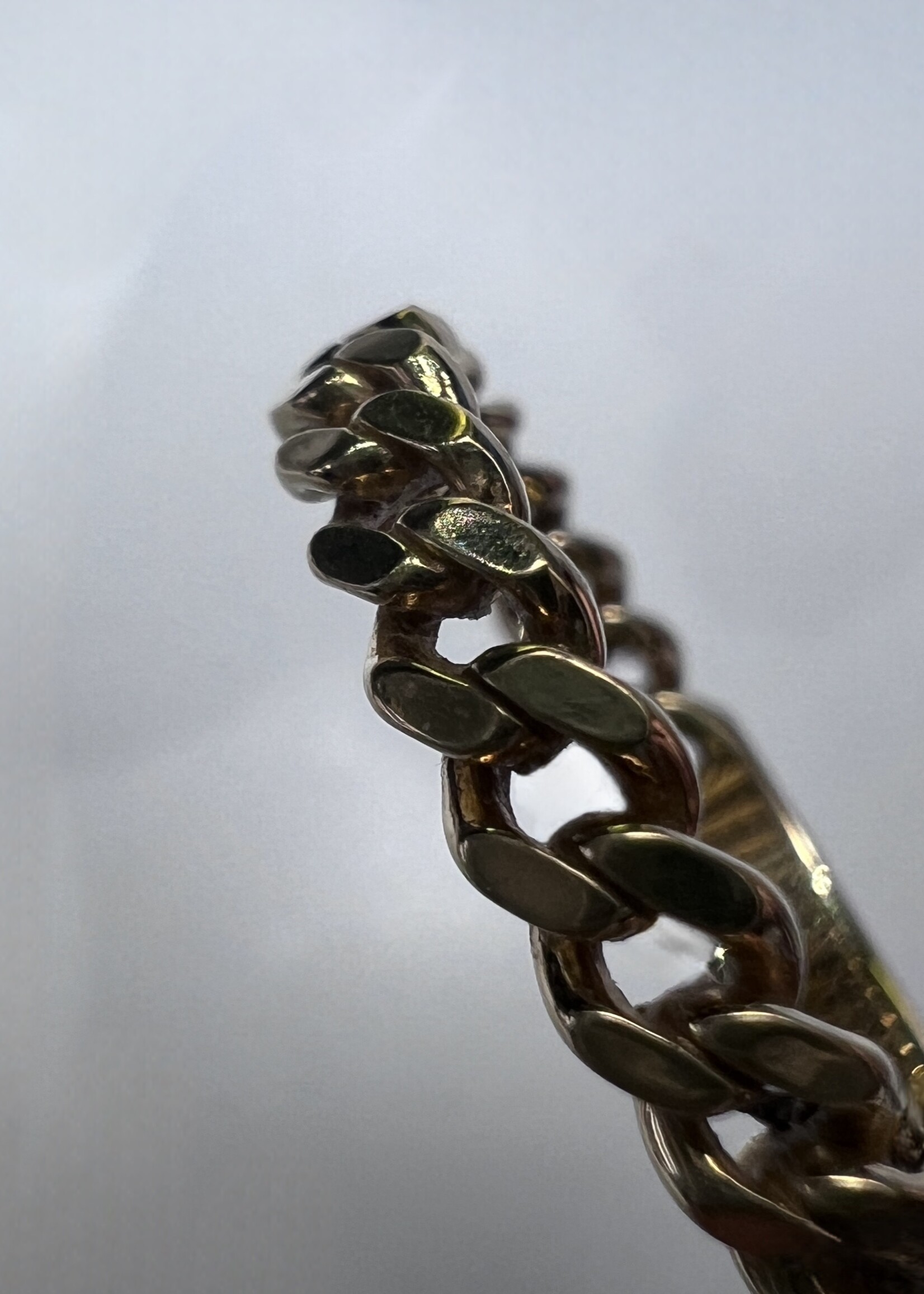 Tiffany & Co Tiffany & Co 18k Gold Micro Link Ring- 8